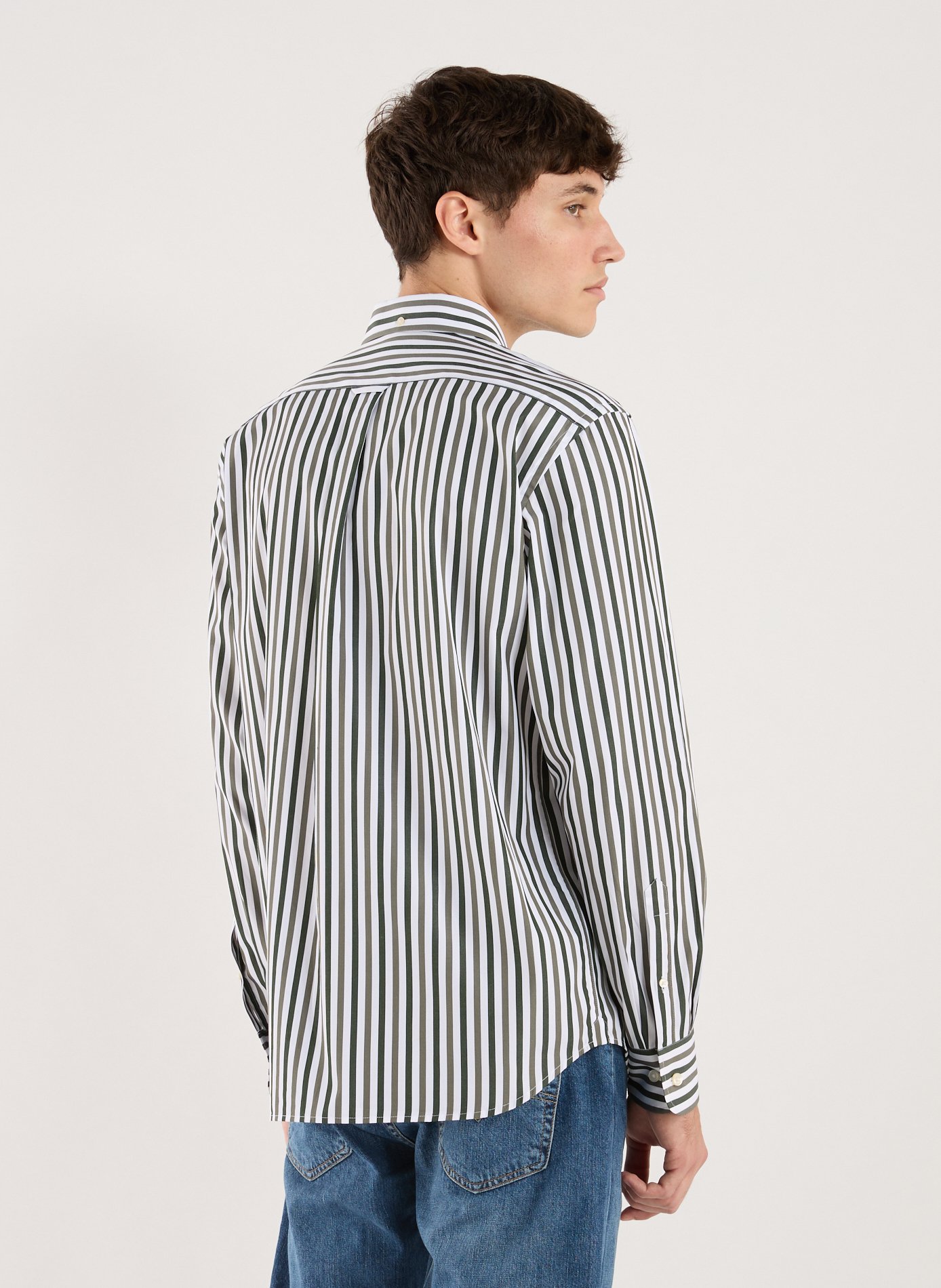 Linen shirt FACONNABLE Khaki