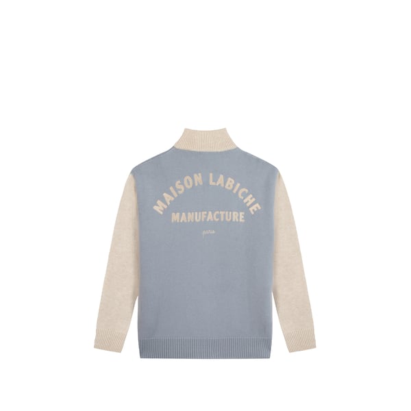Gilet en laine brodé