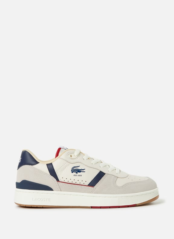 Baskets bi-matière Beige by LACOSTE LACOSTE Baskets bi-matière Beige