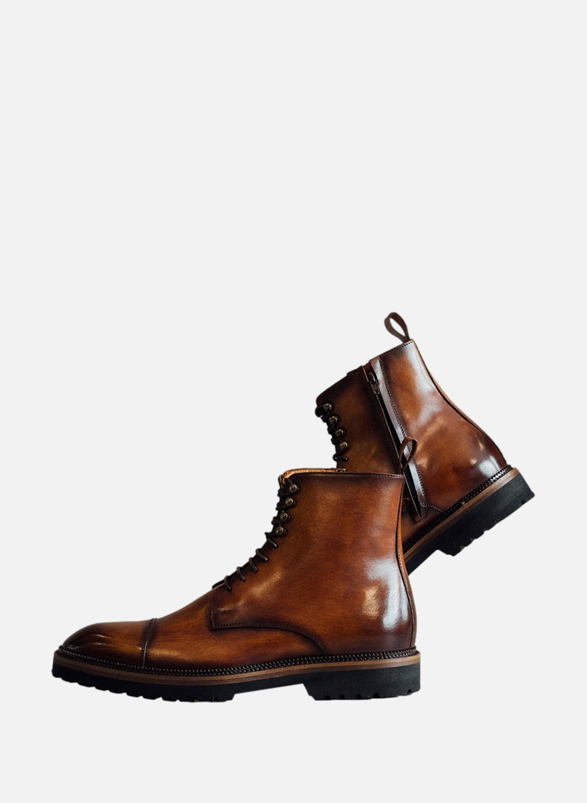 Bottines patiné alessandro FINSBURY Marron