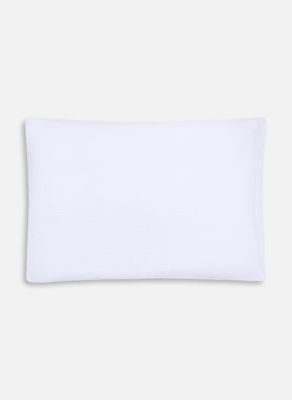 Organic cotton gauze pillowcase White by AU PRINTEMPS PARIS AU PRINTEMPS PARIS Organic cotton gauze pillowcase White