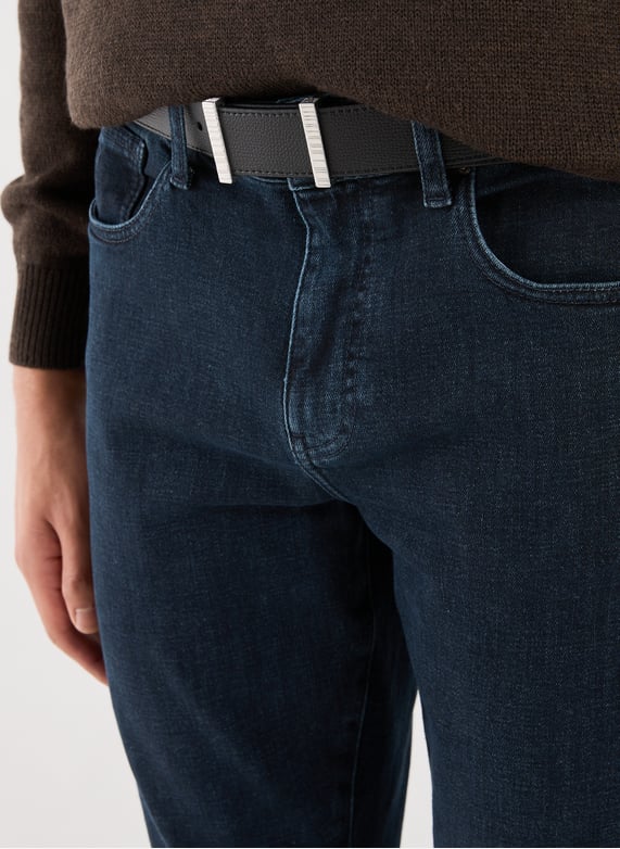 Paul smith Black Leather Belt Men Printemps