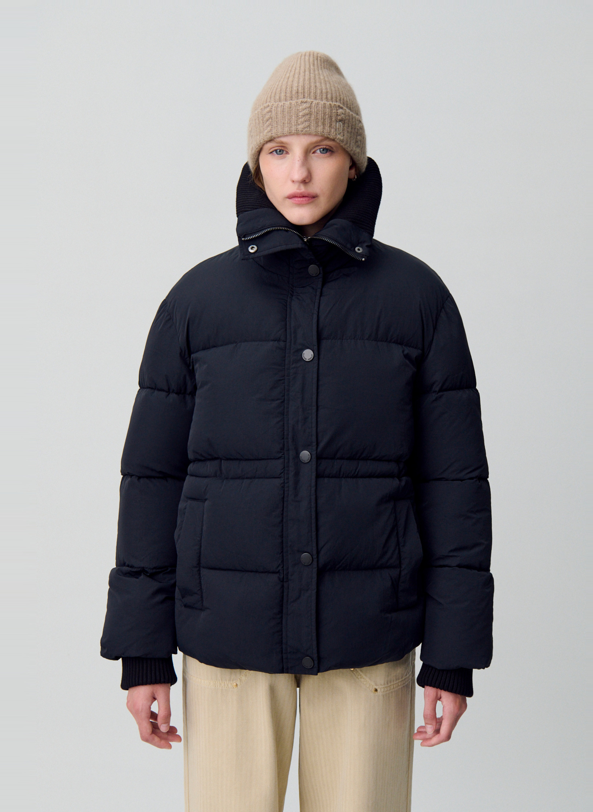 Doudoune oversize col montant germaine CLAUDIE PIERLOT Noir