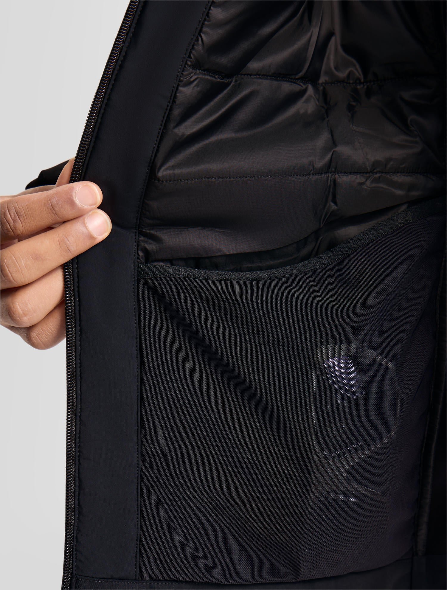 Doudoune jilooe col montant coupe regular Noir