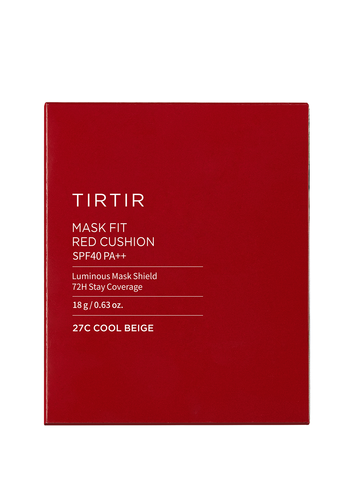 Red Cushion Face Mask Cool beige