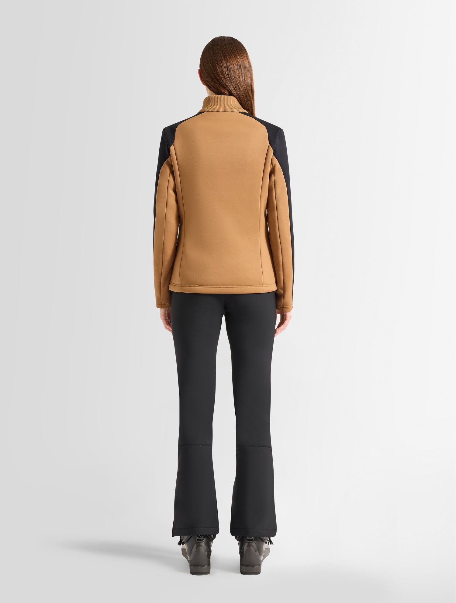 Veste technique ilam col montant coupe ajustée FUSALP Beige