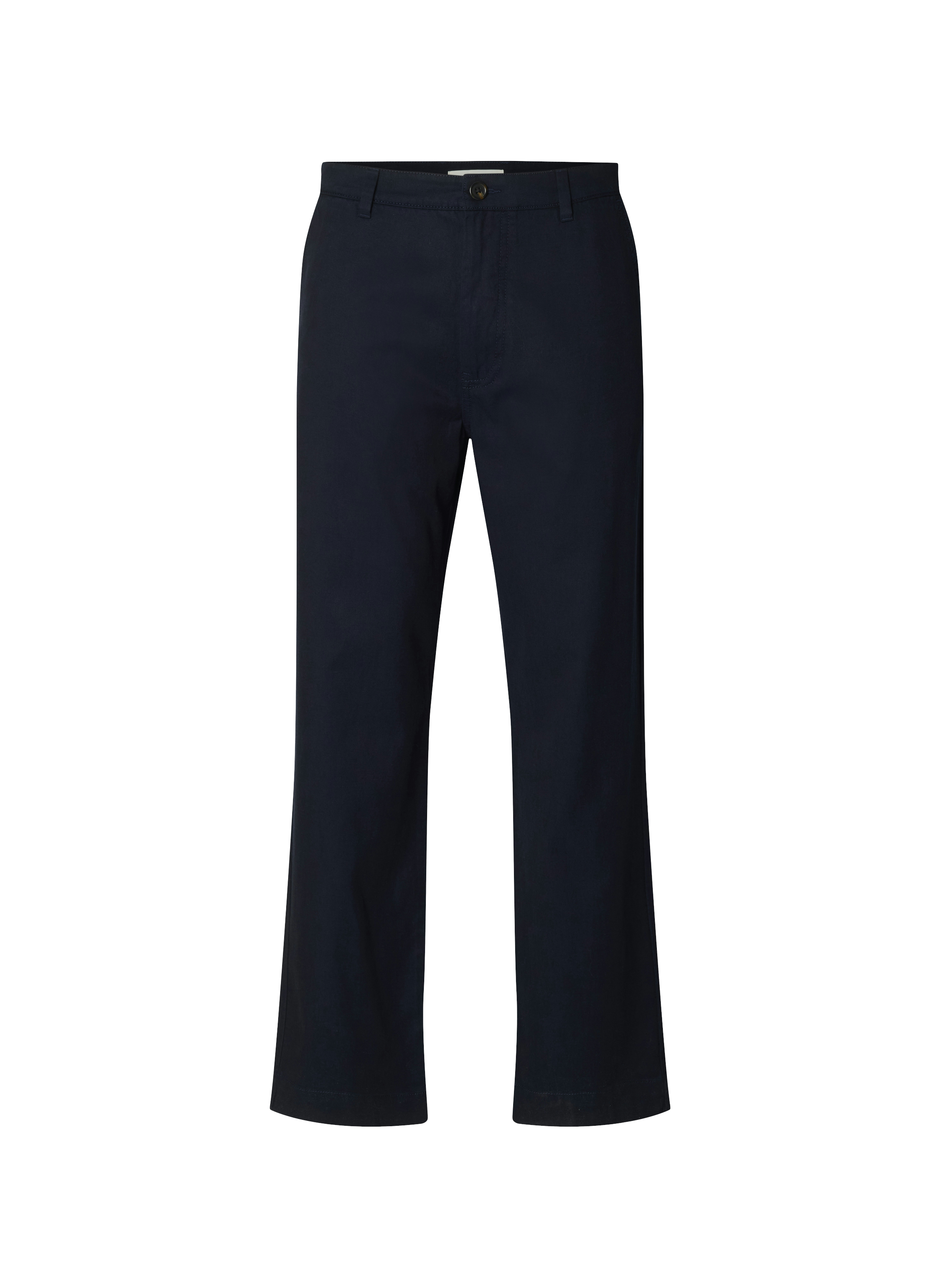 Plain trousers SELECTED Blue
