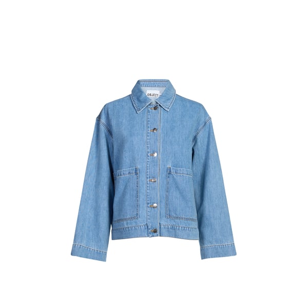 Chemise en jean en coton mélangé Chemise en jean en coton mélangé