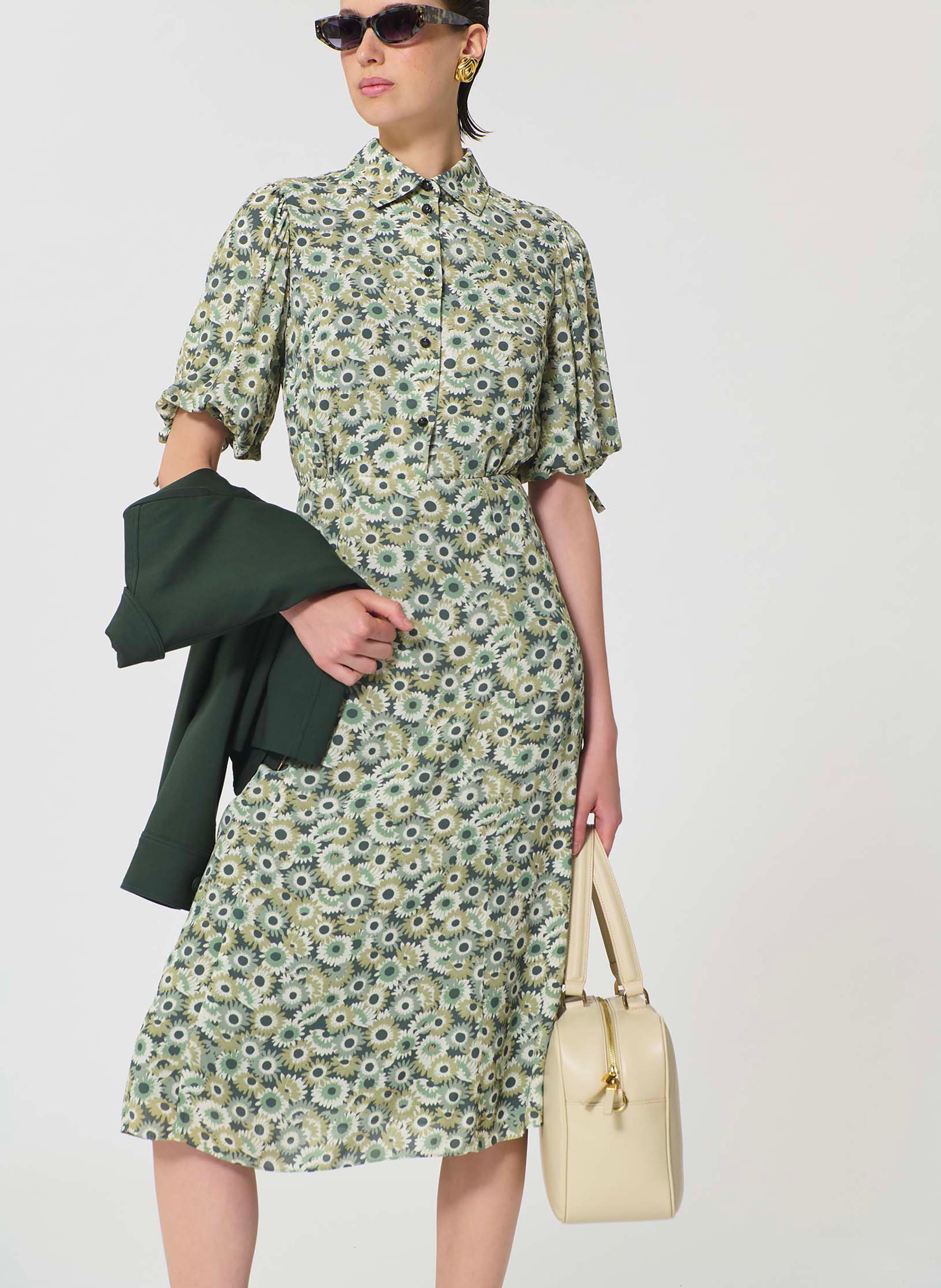 Robe rachel TARA JARMON Vert