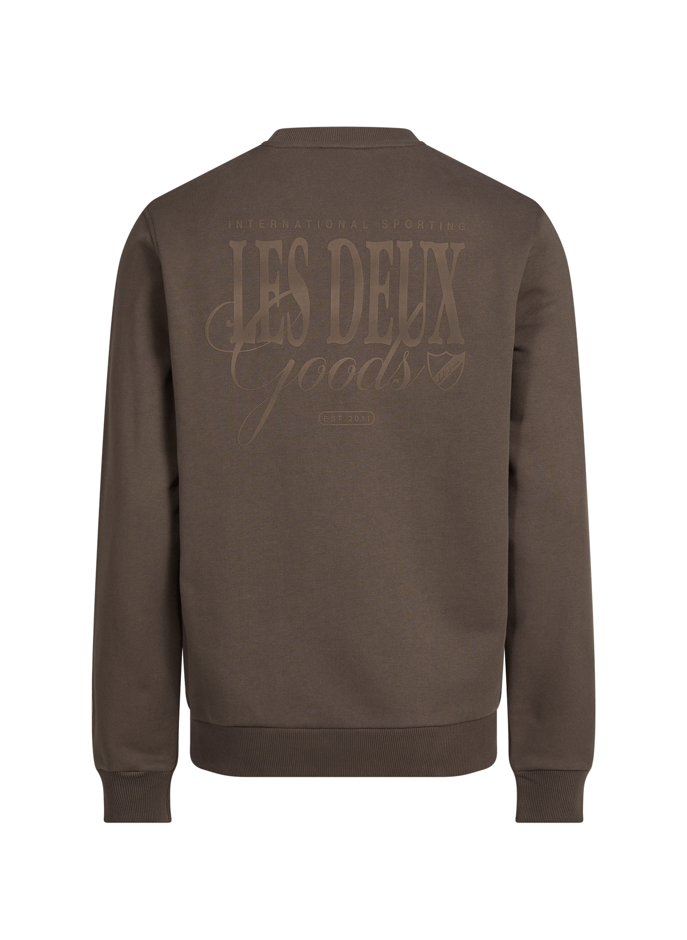Cotton sweatshirt LES DEUX Brown