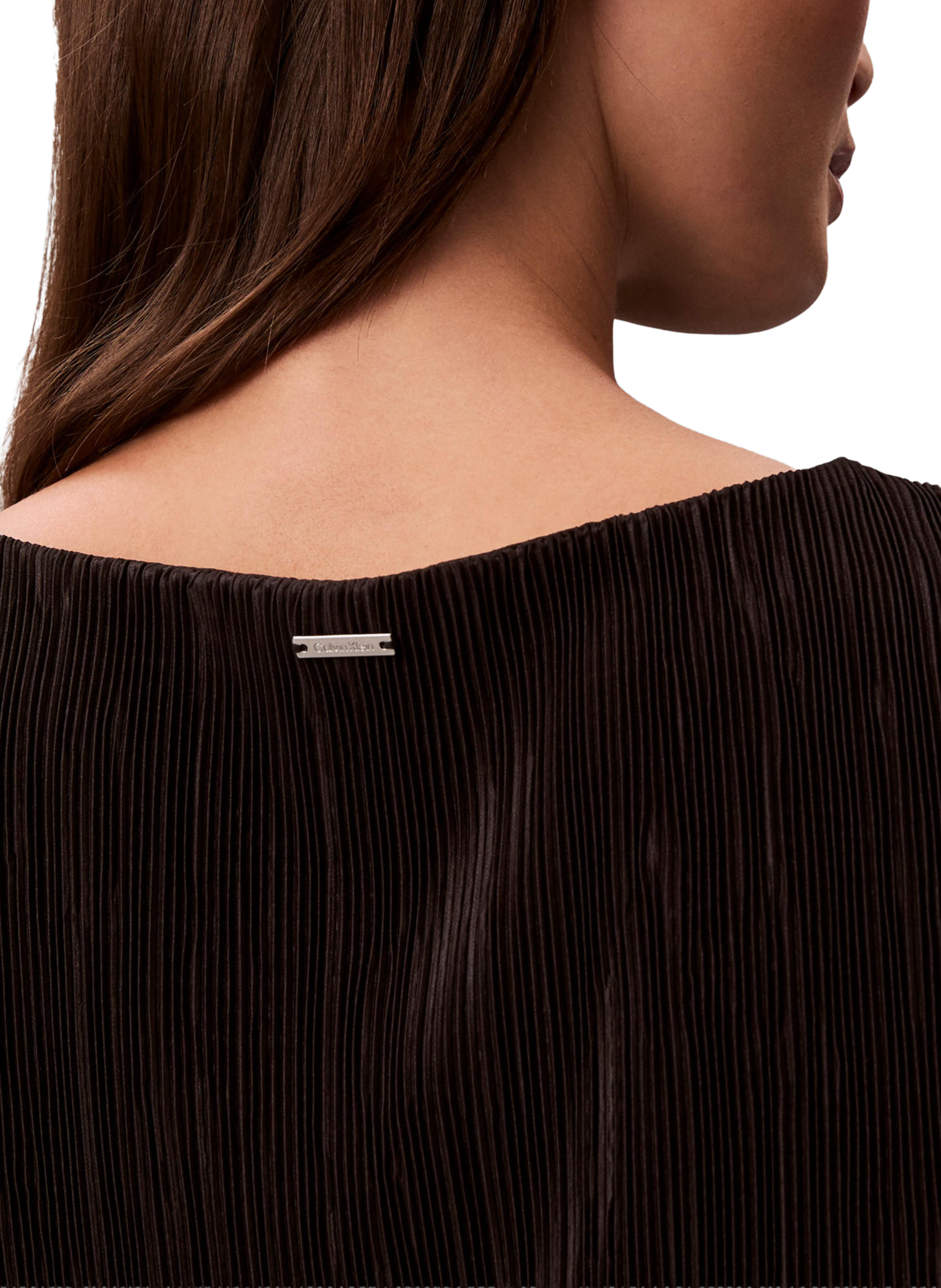 Top côtelé CALVIN KLEIN Noir