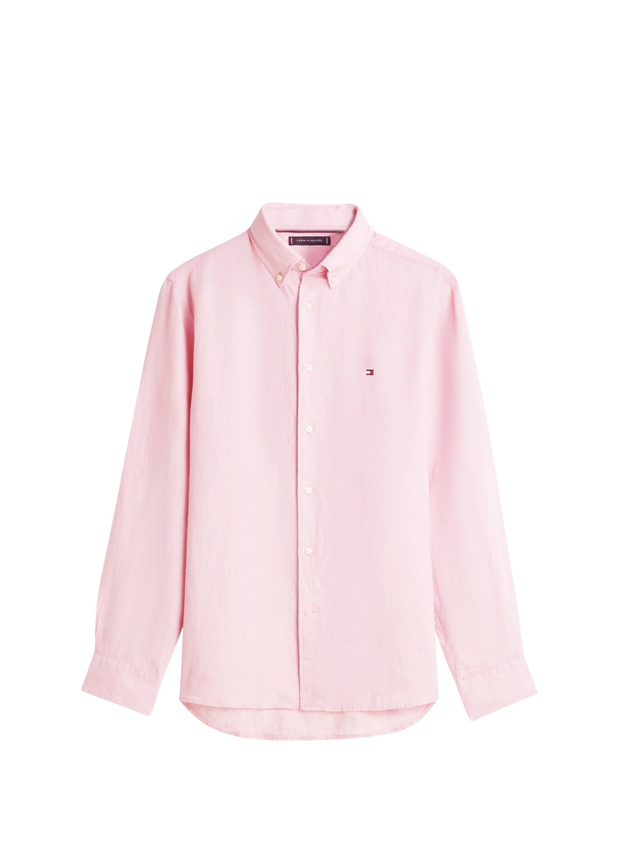 Gerade Leinenhemd TOMMY HILFIGER Rosa