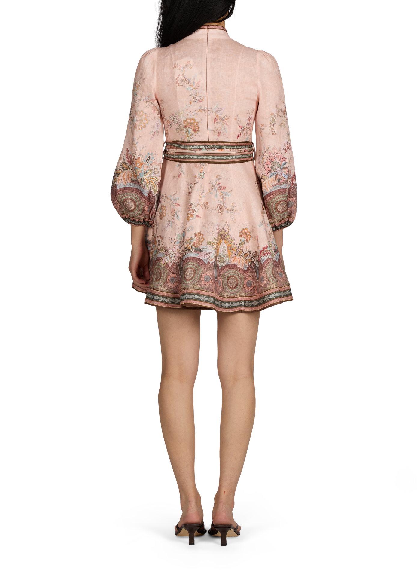 Short linen dress Alchemy ZIMMERMANN White