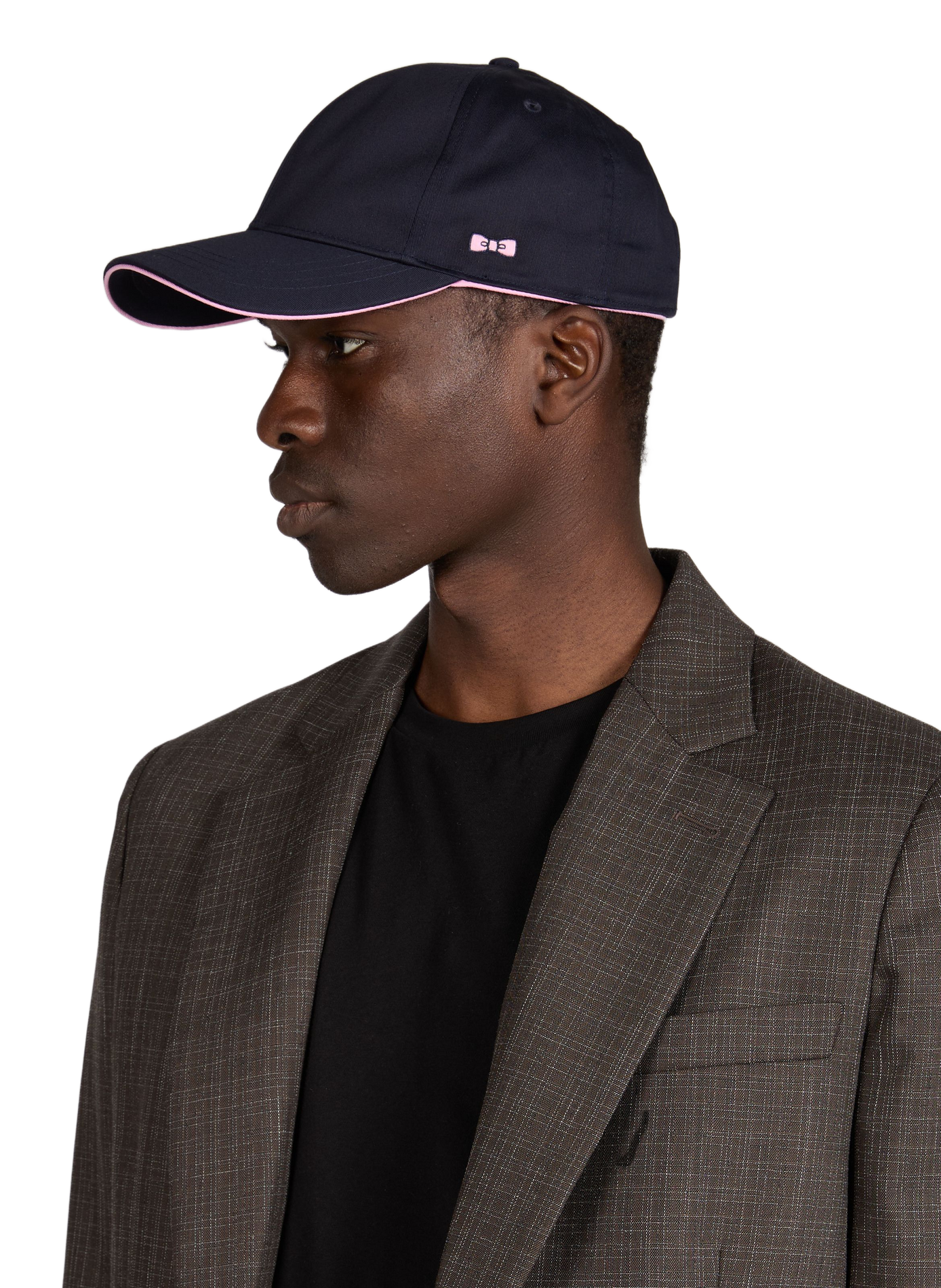 Casquette brodée en twill de coton EDEN PARK Bleu