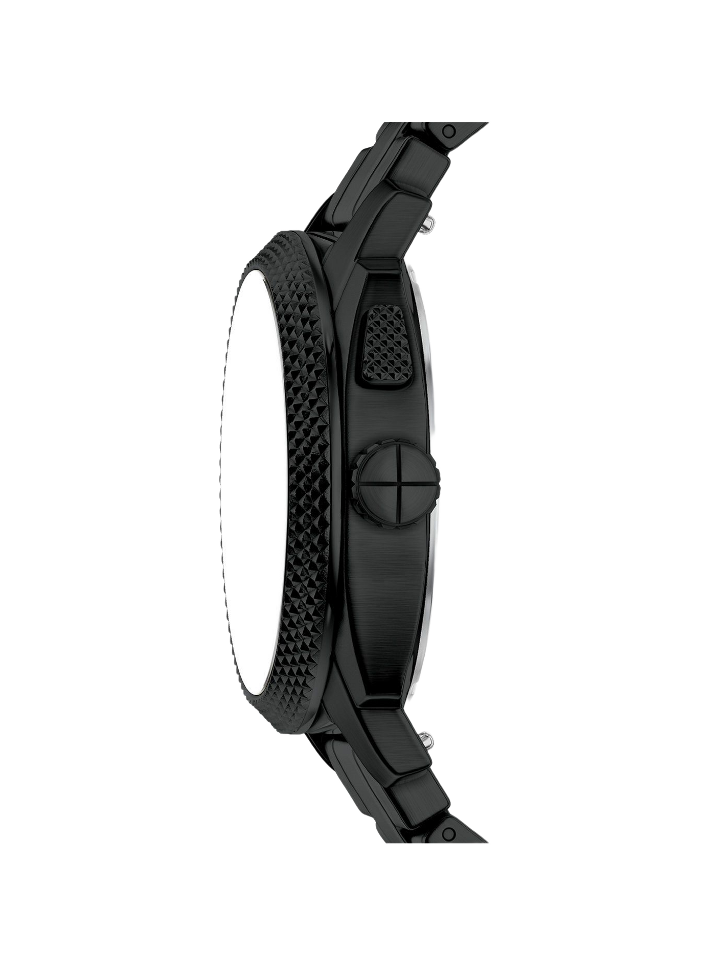 Montre quartz Machine Big Tic en acier inoxydable FOSSIL Noir