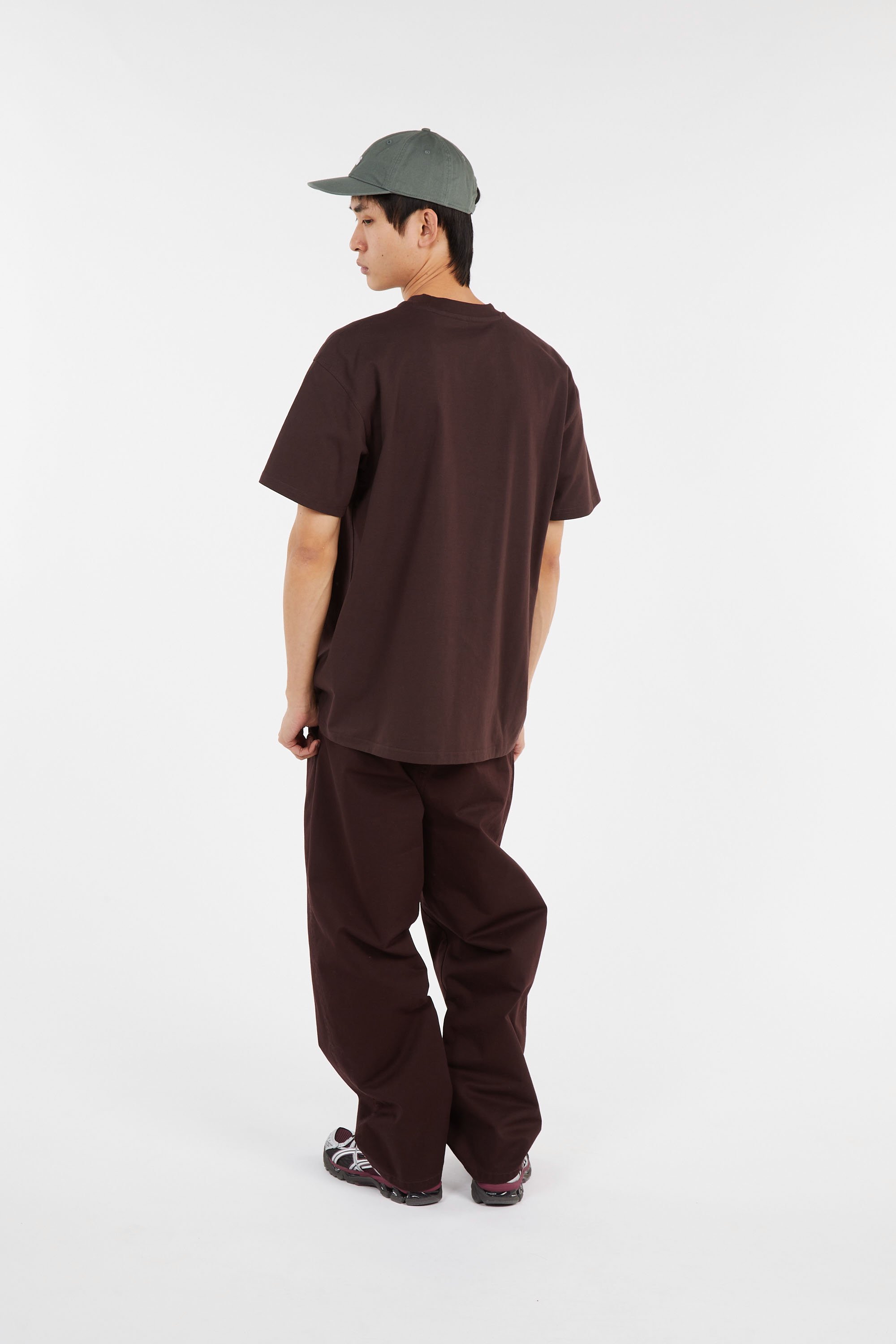 T-shirt american script | Marron CARHARTT WIP Homme