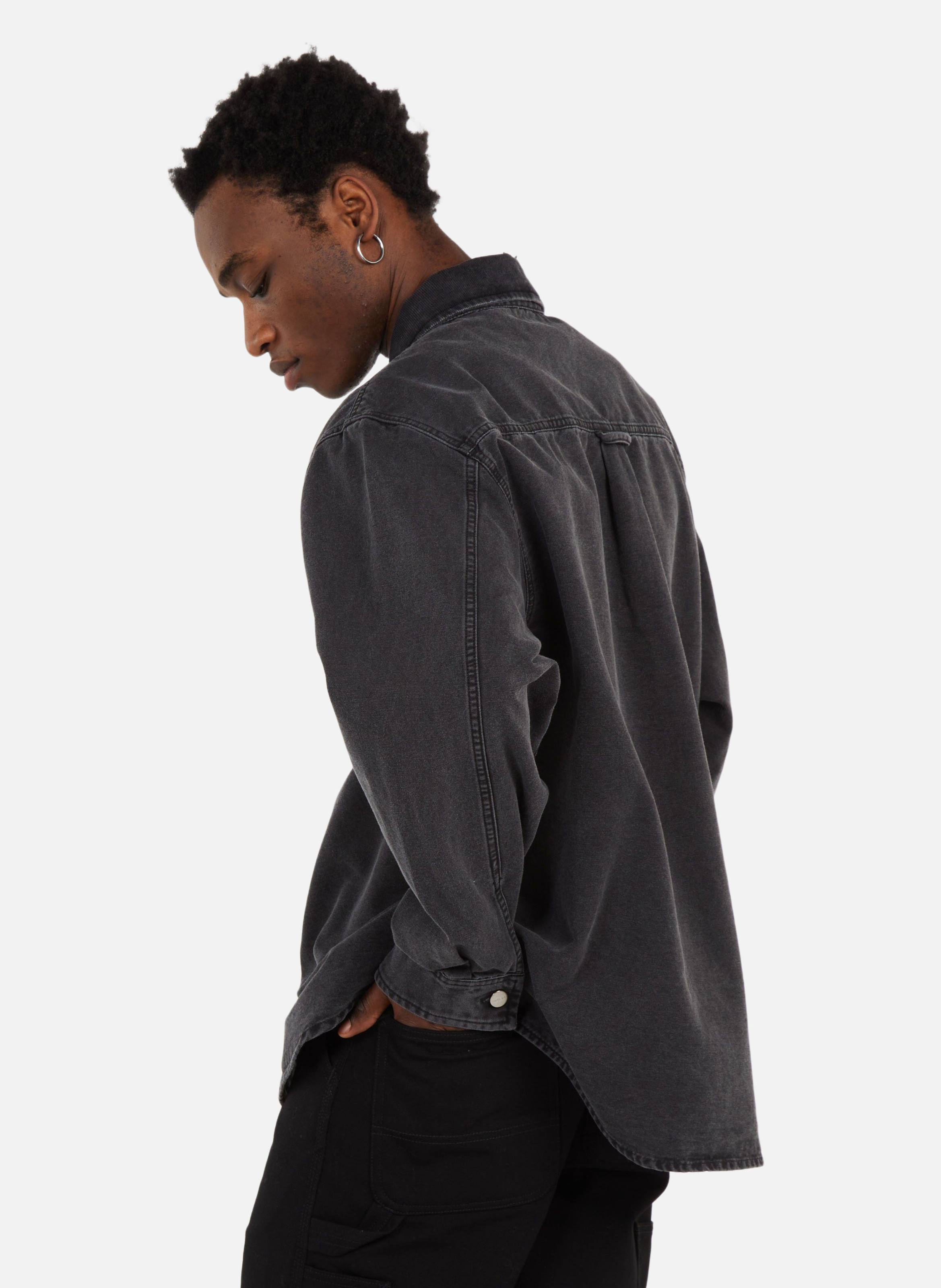 Veste mitch shirt jac CARHARTT WIP Noir