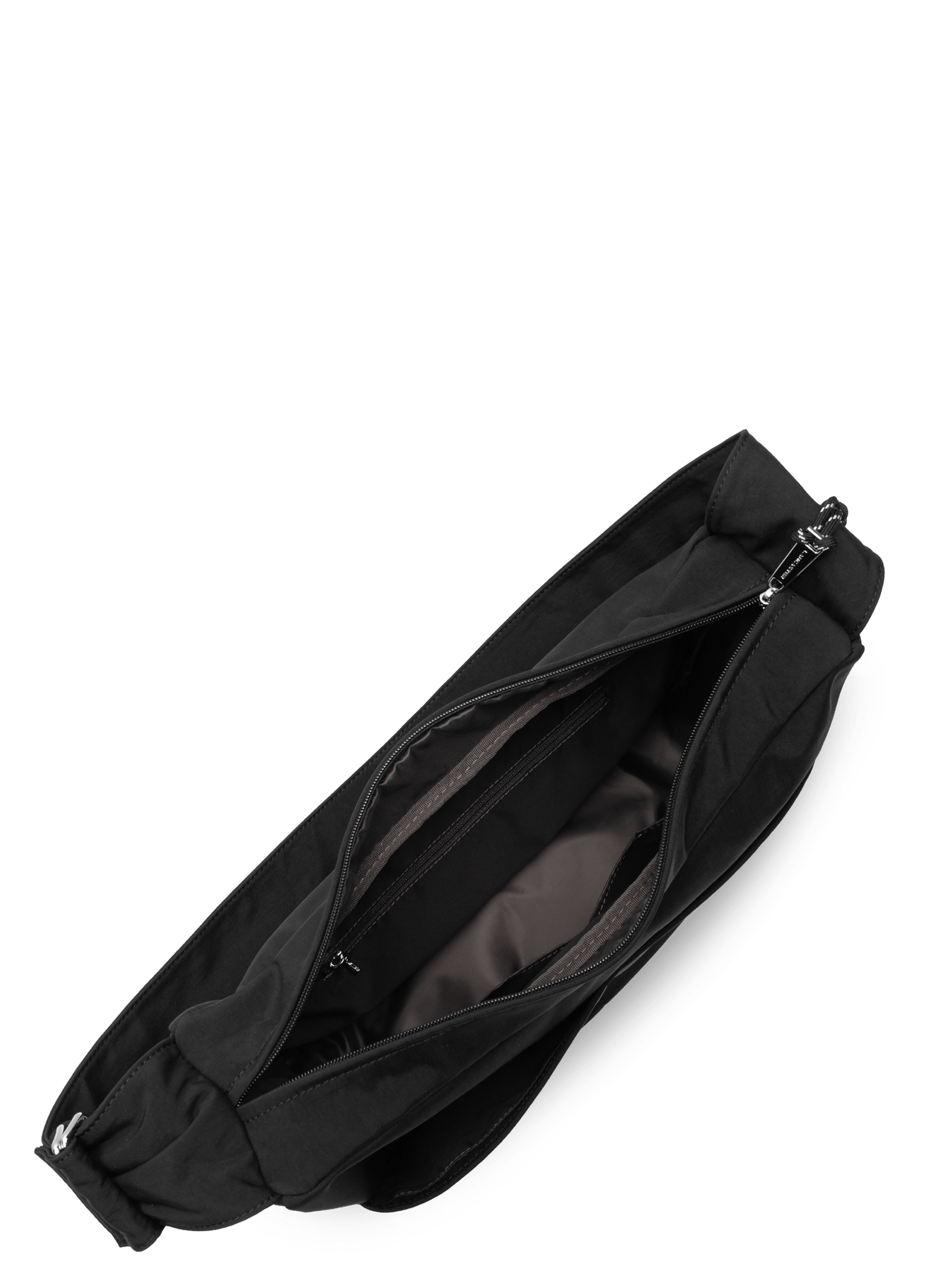 Grand sac besace - basic love LANCASTER Noir