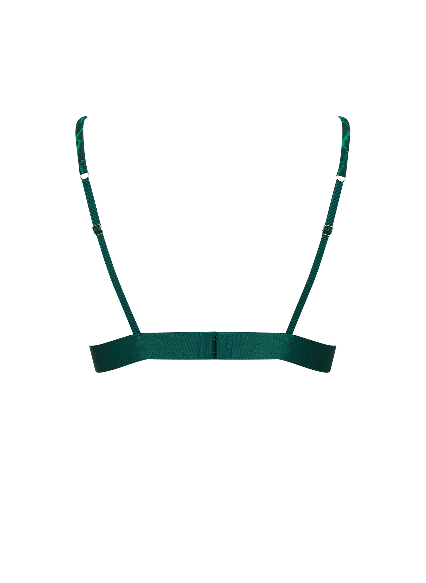 Soutien-gorge triangle imprimé LOVE STORIES Vert