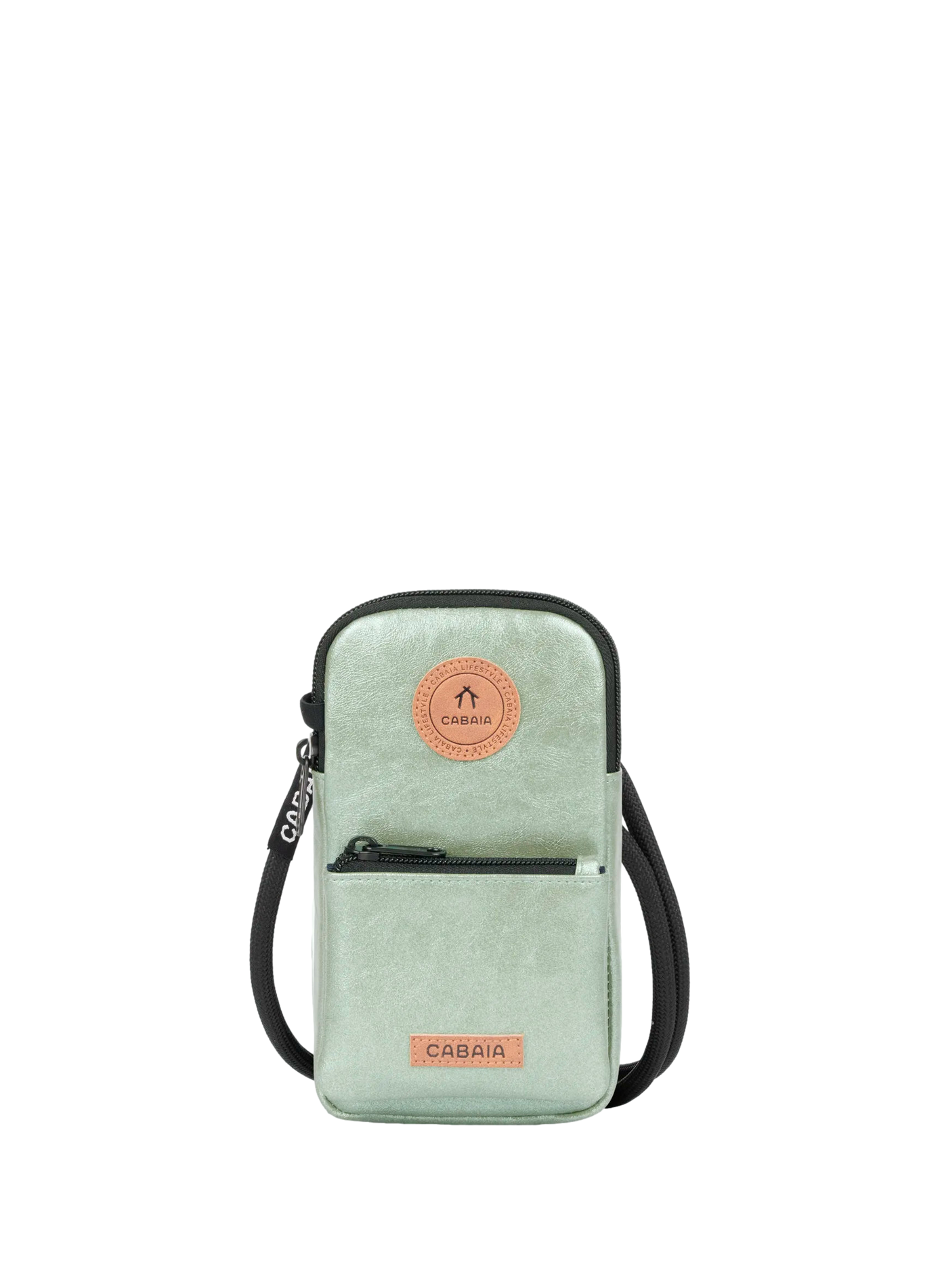 Sac de téléphone brillant CABAIA Vert
