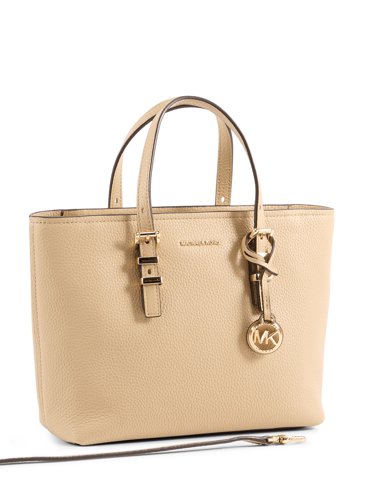 Galleria leather tote bag MICHAEL KORS Beige