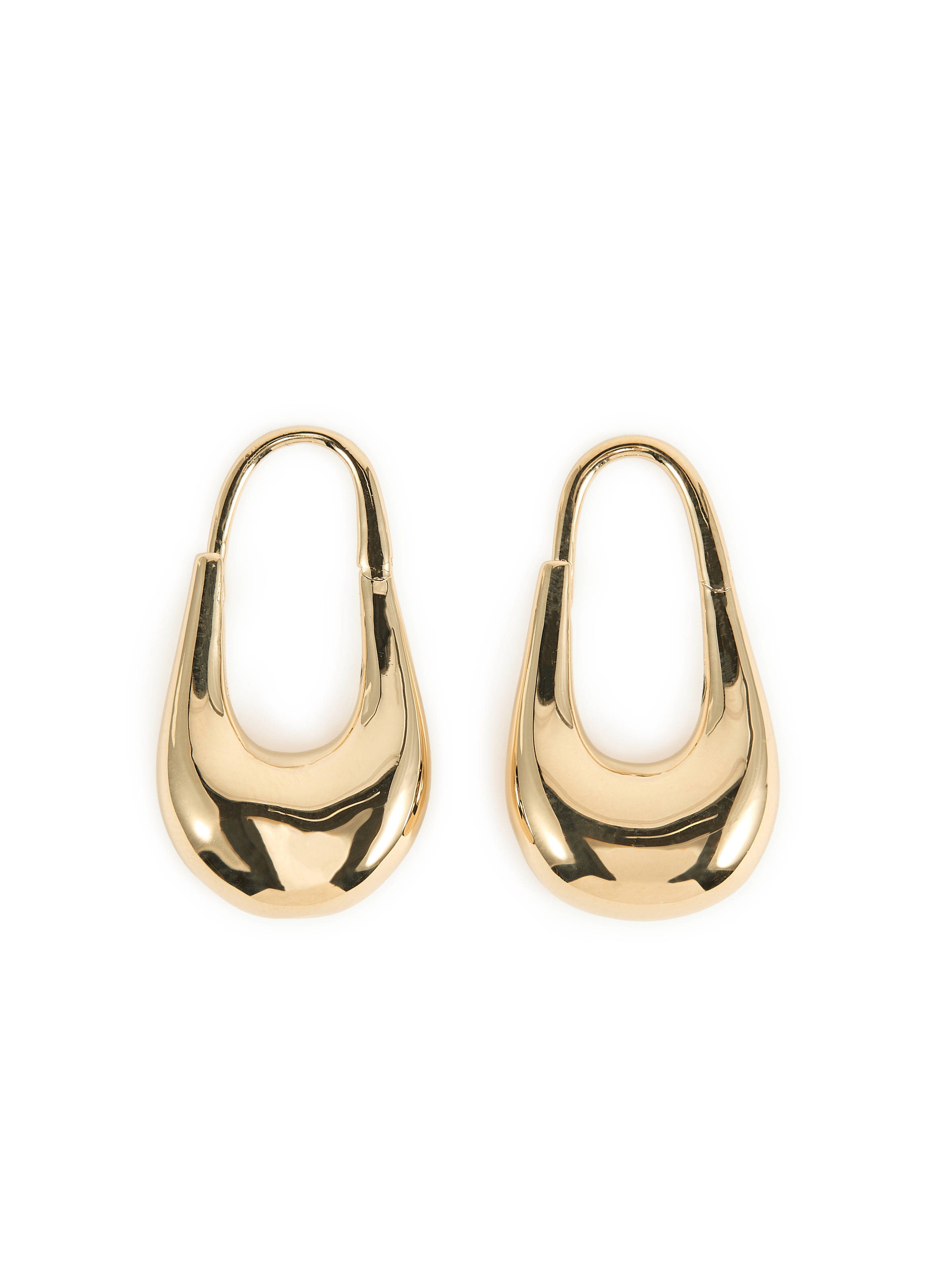 Silver earrings OTIUMBERG Golden