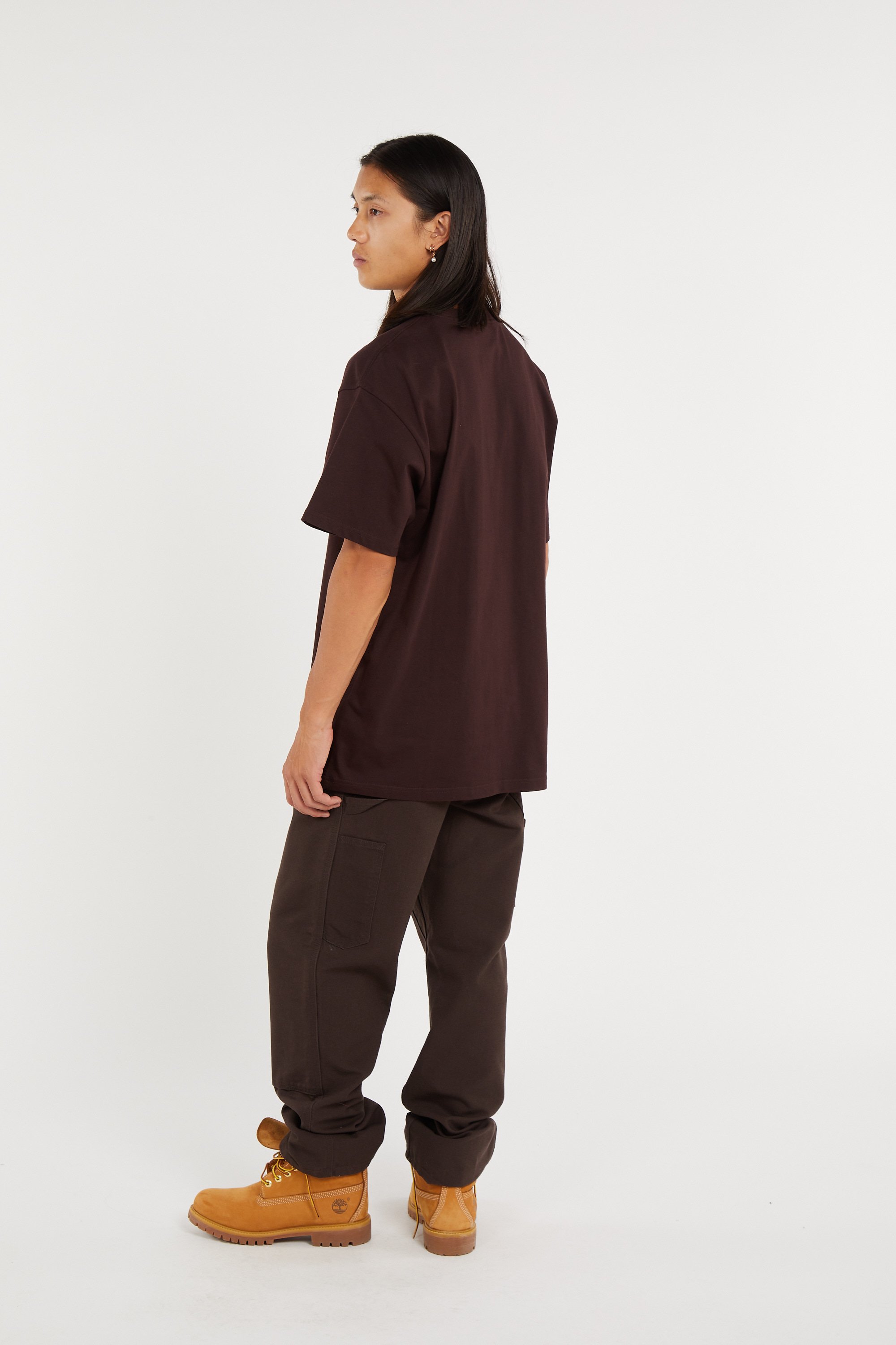 T-shirt chase CARHARTT WIP Marron