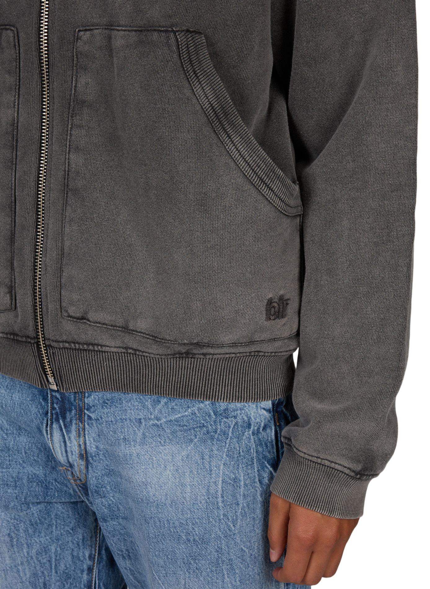 Straight washed cotton sweatshirt BELLEROSE Black