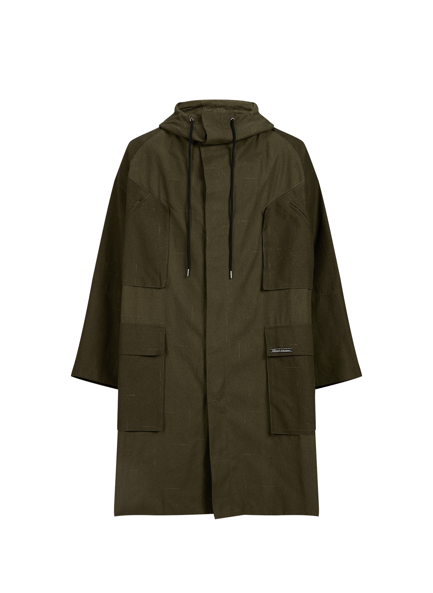 Manteau ample en coton RENÈ Vert