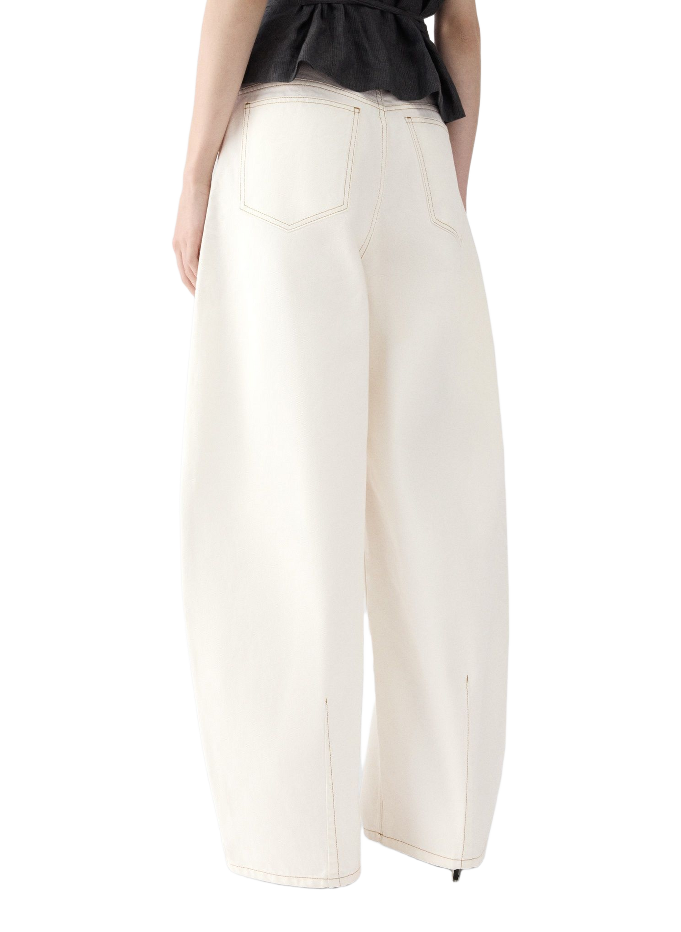 The cotton Ovalo de-Nîmes JACQUEMUS White