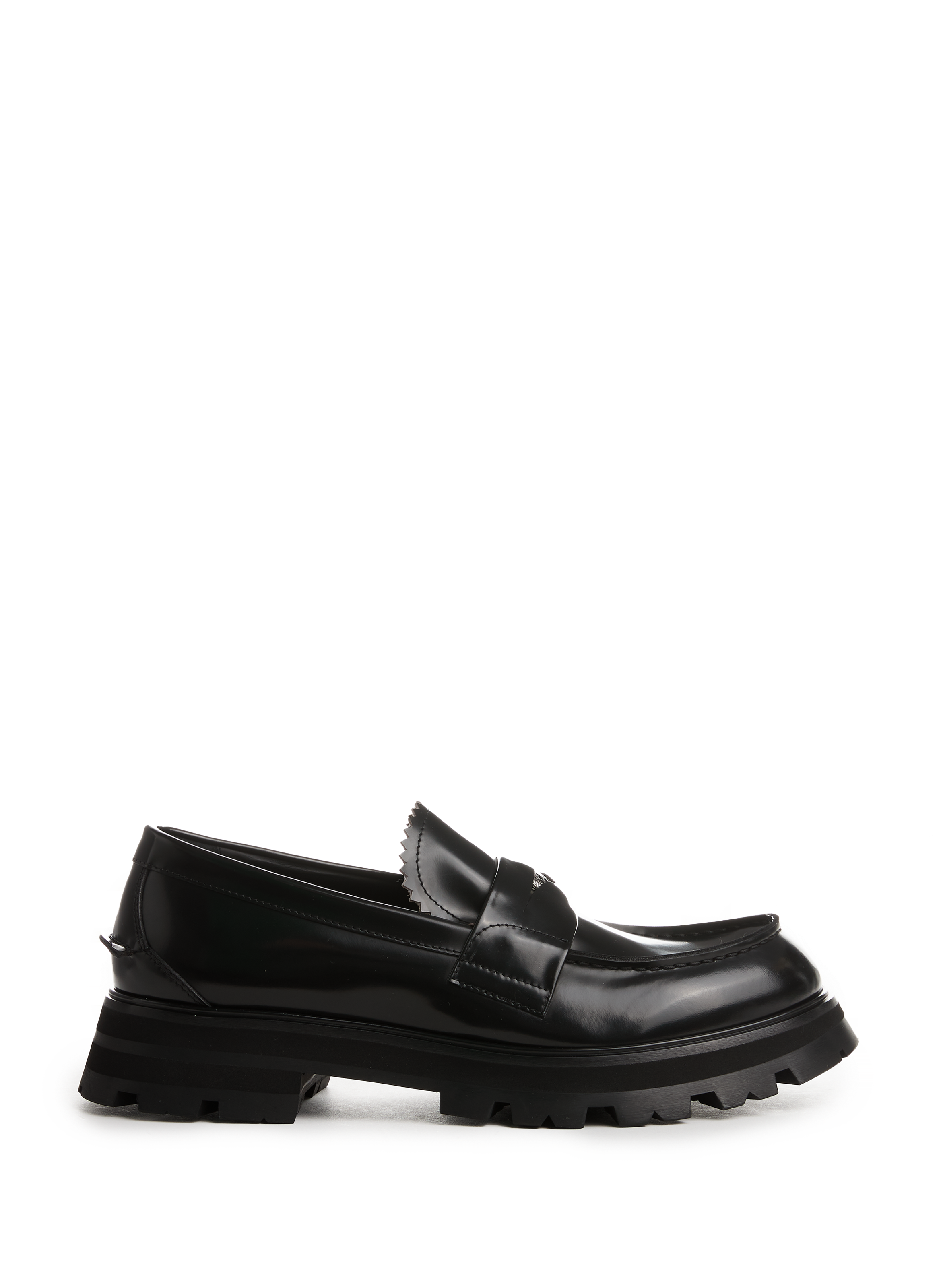 ALEXANDER MCQUEEN Leather loafers Black