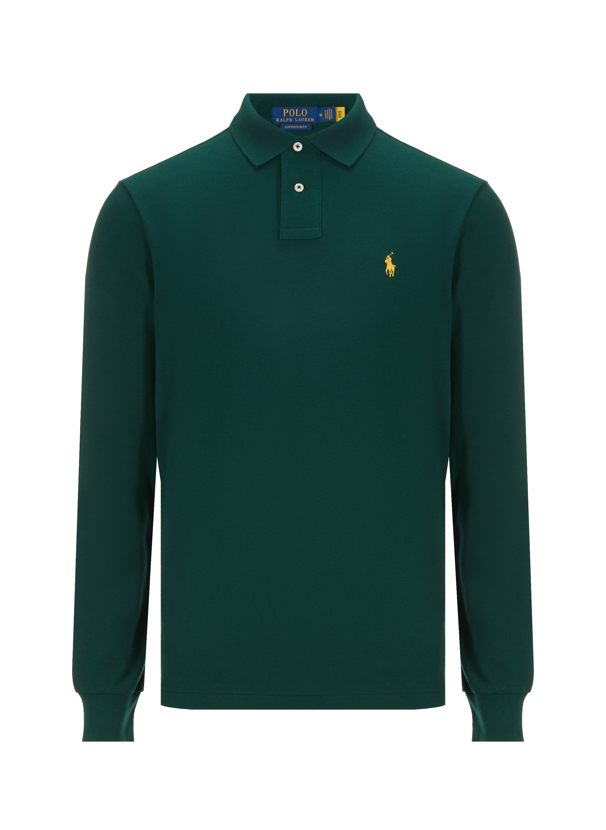 Cotton piqué polo shirt POLO RALPH LAUREN Green