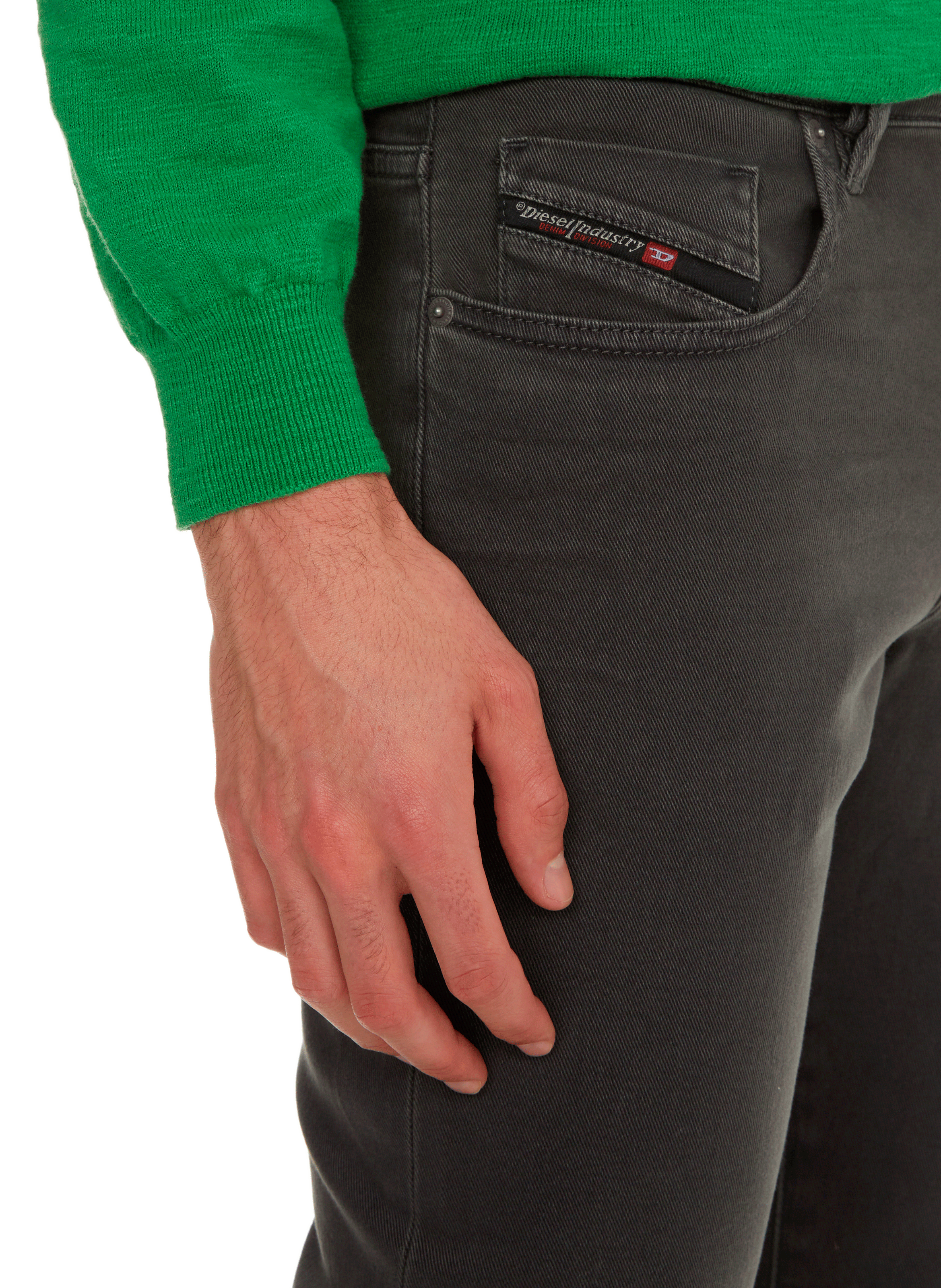 Slim-fit trousers DIESEL Grey