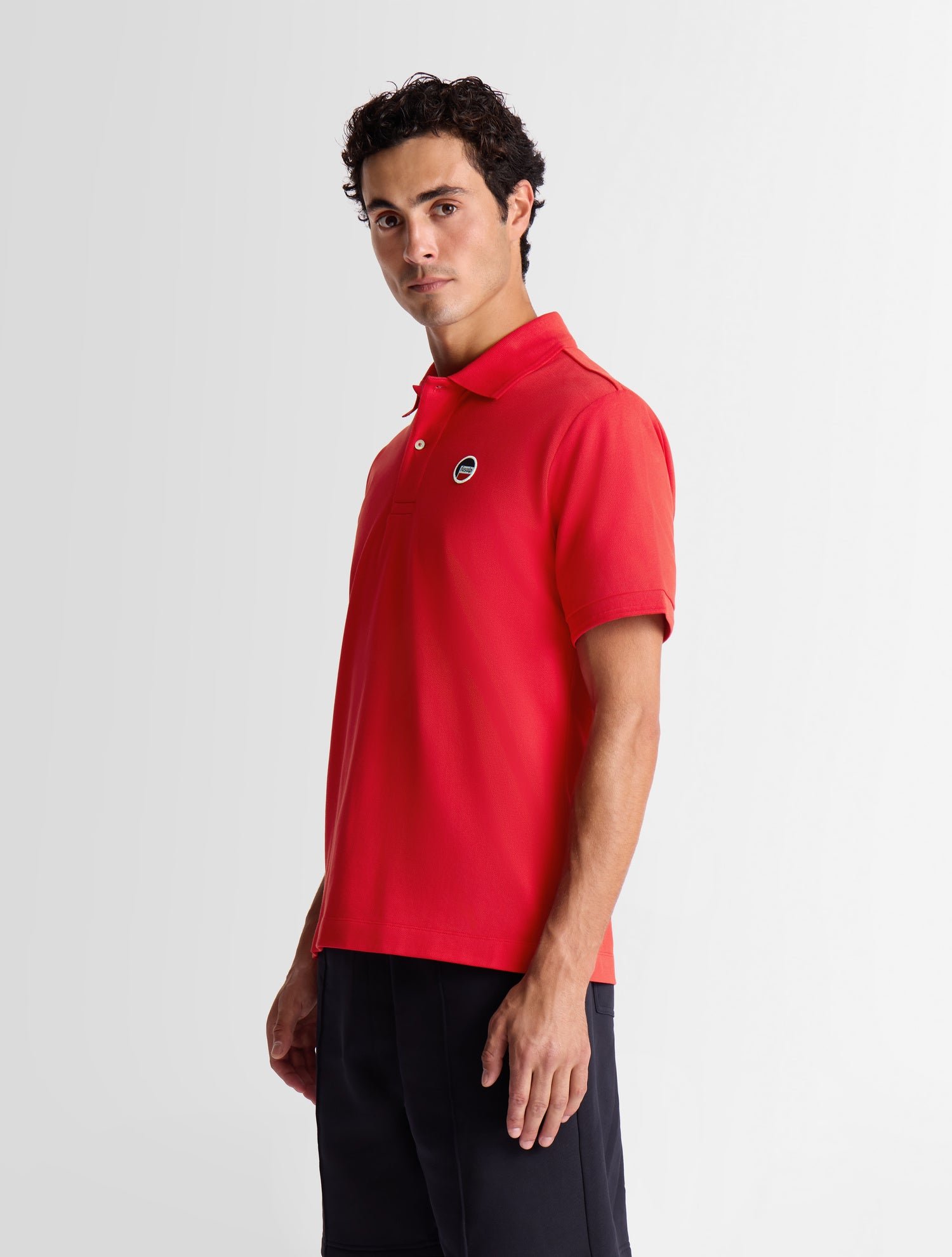 Polo manches courtes gerlo col polo coupe regular FUSALP Rouge