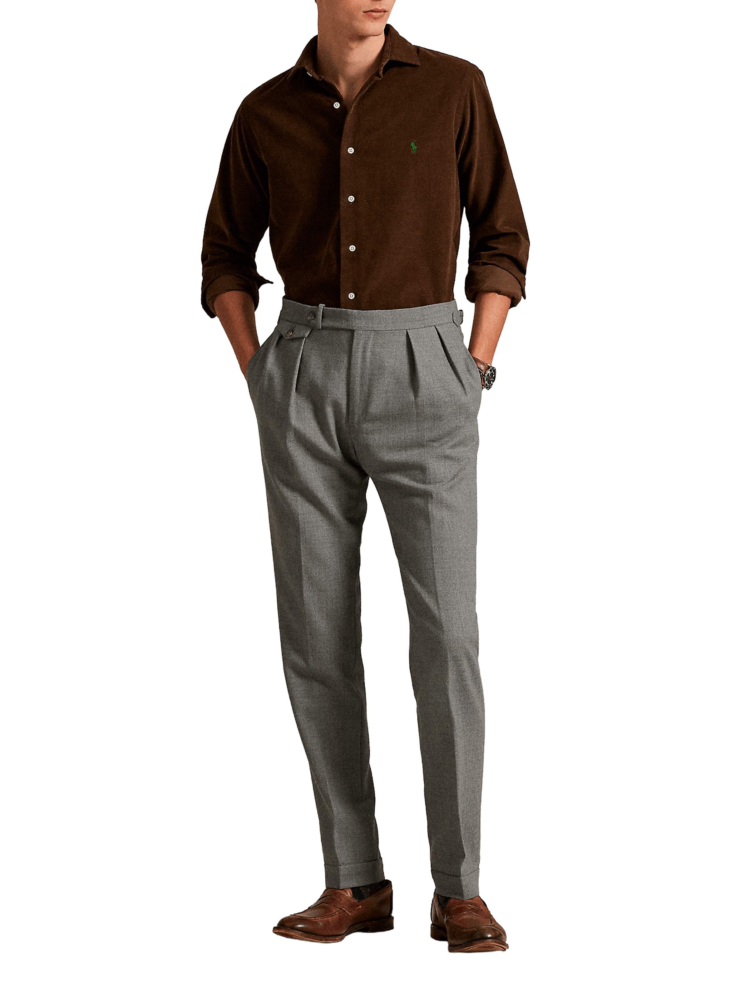 Chemise en coton POLO RALPH LAUREN Beige