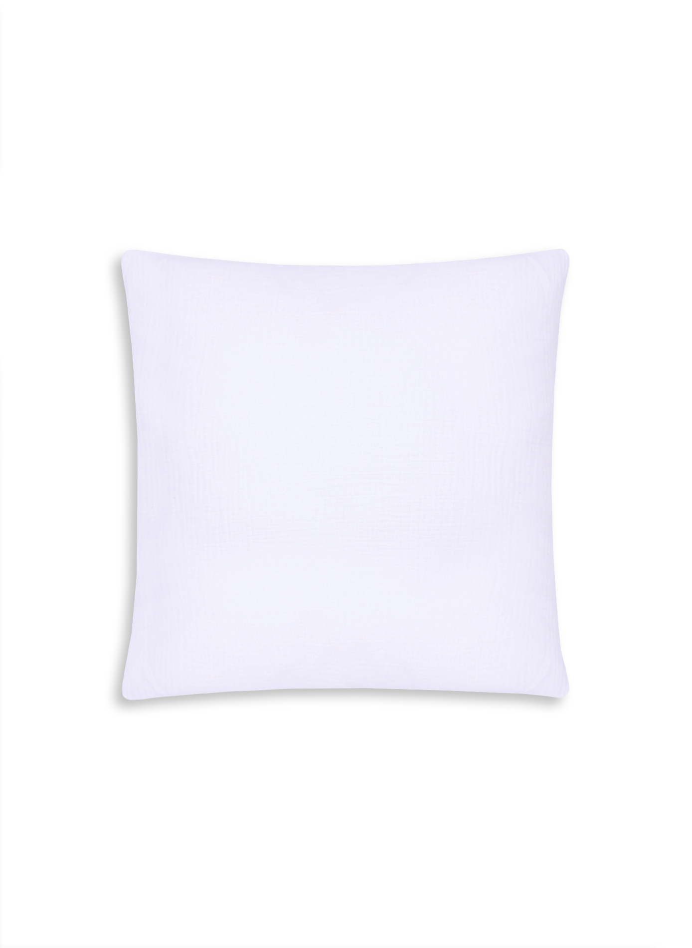 Taie d'oreiller en gaze de coton biologique AU PRINTEMPS PARIS Blanc