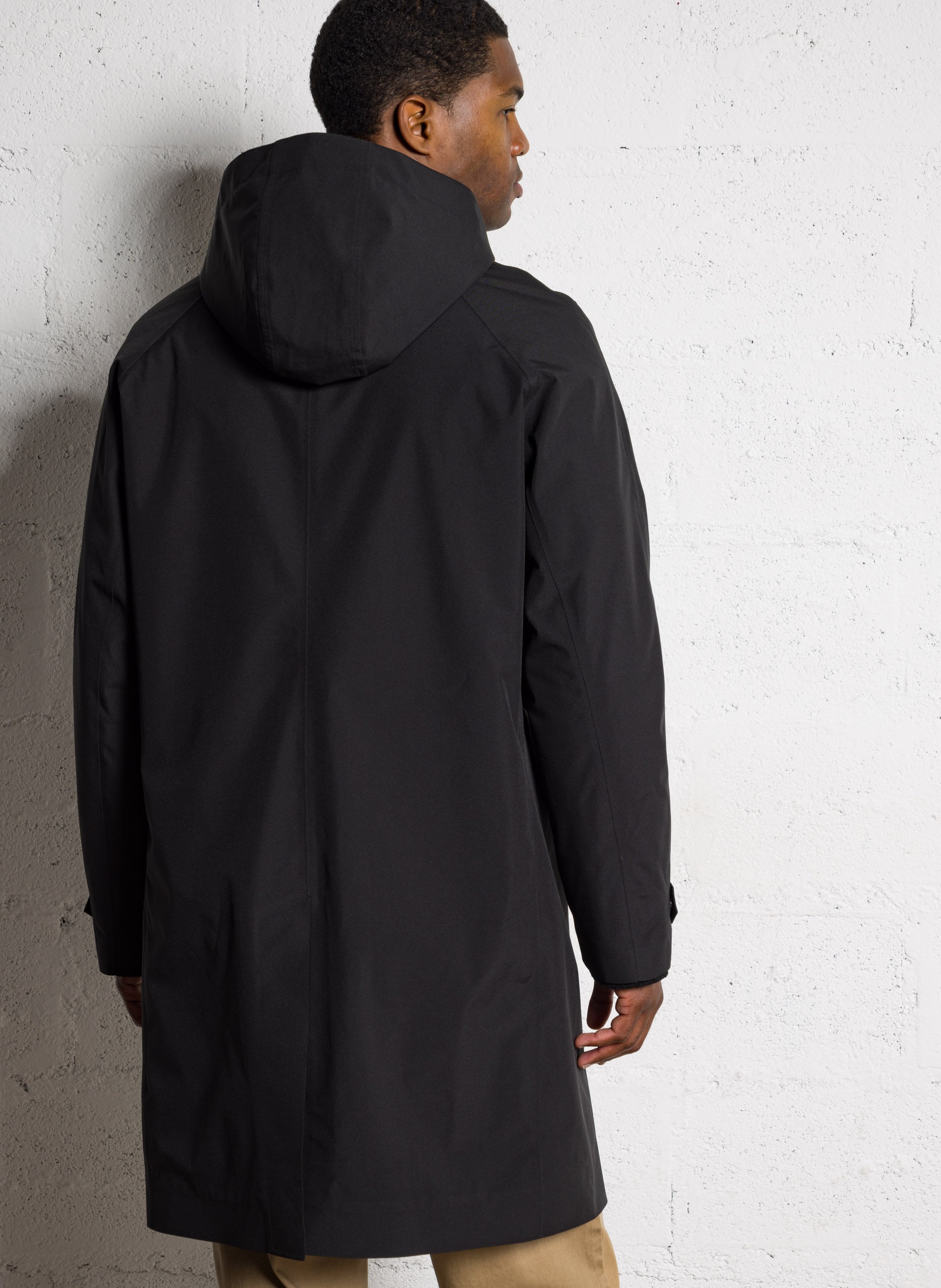 Parka col classique avec blouson amovible IKKS Noir
