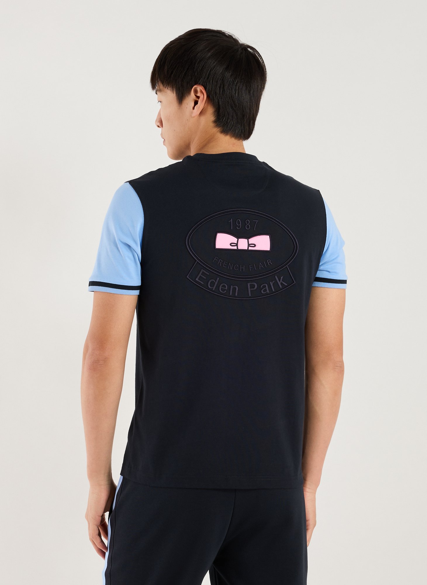 Embroidered cotton T-shirt EDEN PARK Multicolour