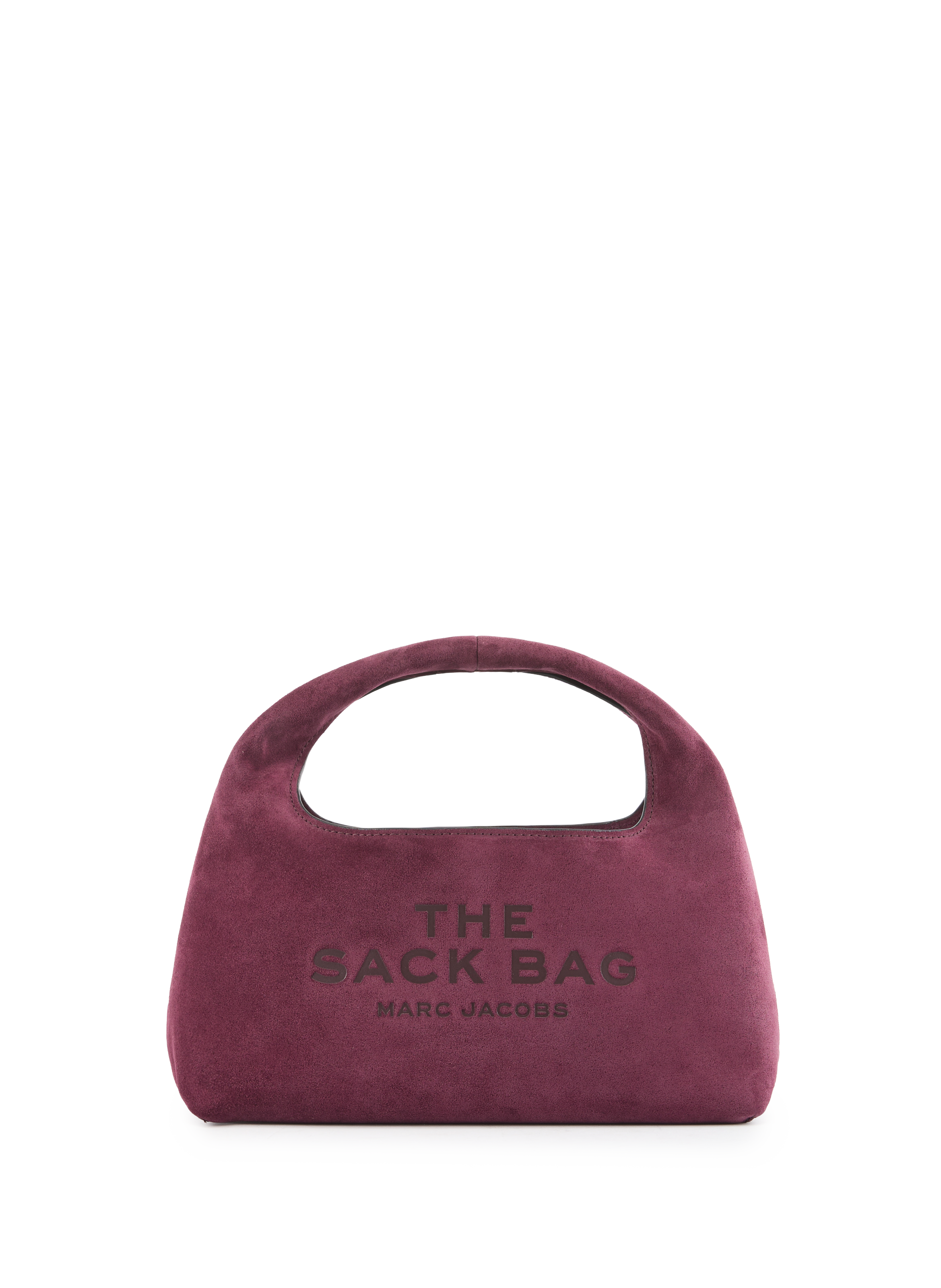 MARC JACOBS The Mini Sack Suede Leather Handbag Red