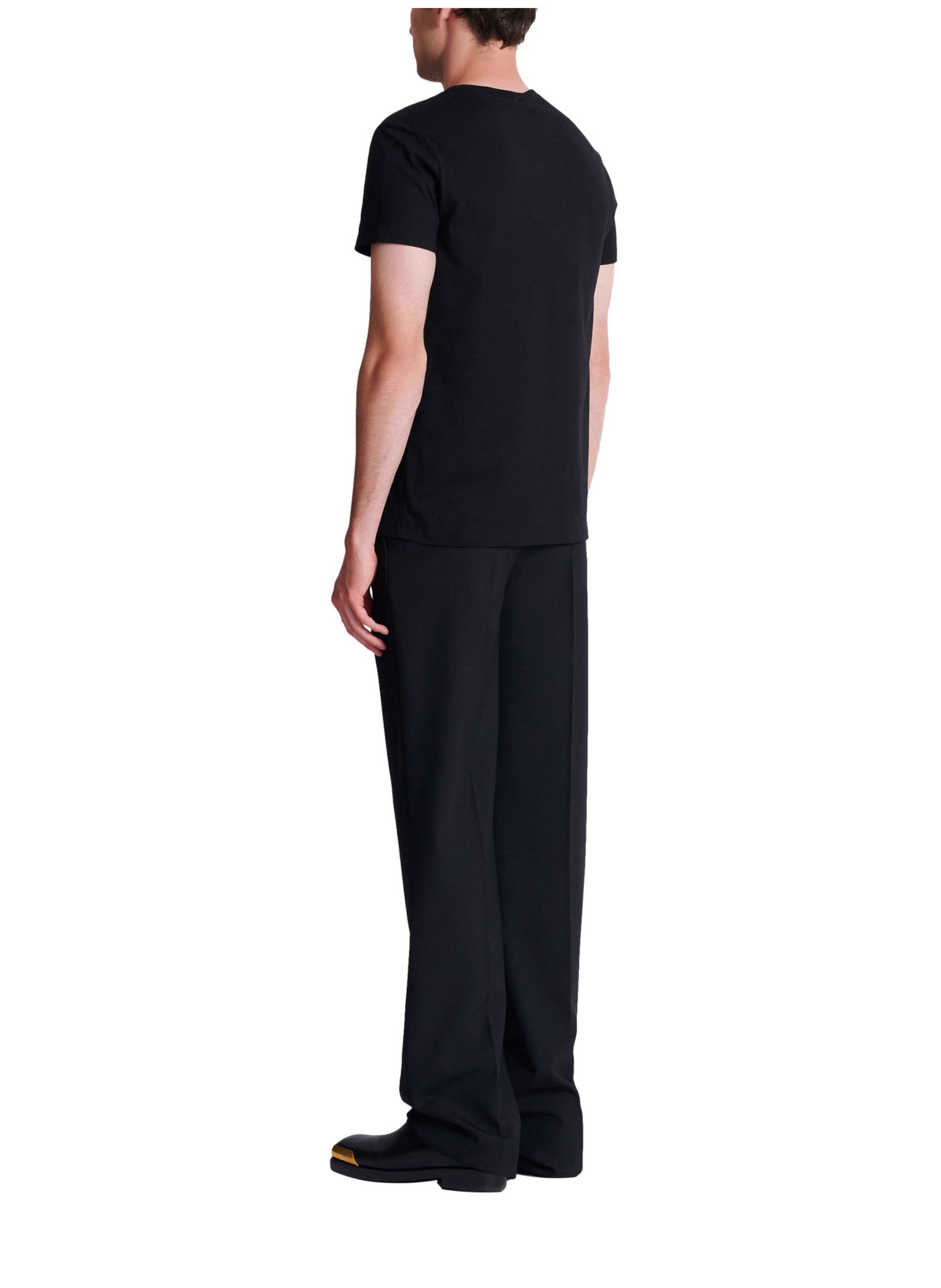 T-shirt à imprimé BALMAIN Noir