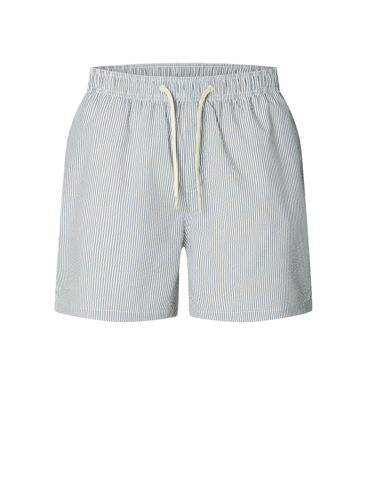 Striped swim shorts SELECTED Blue