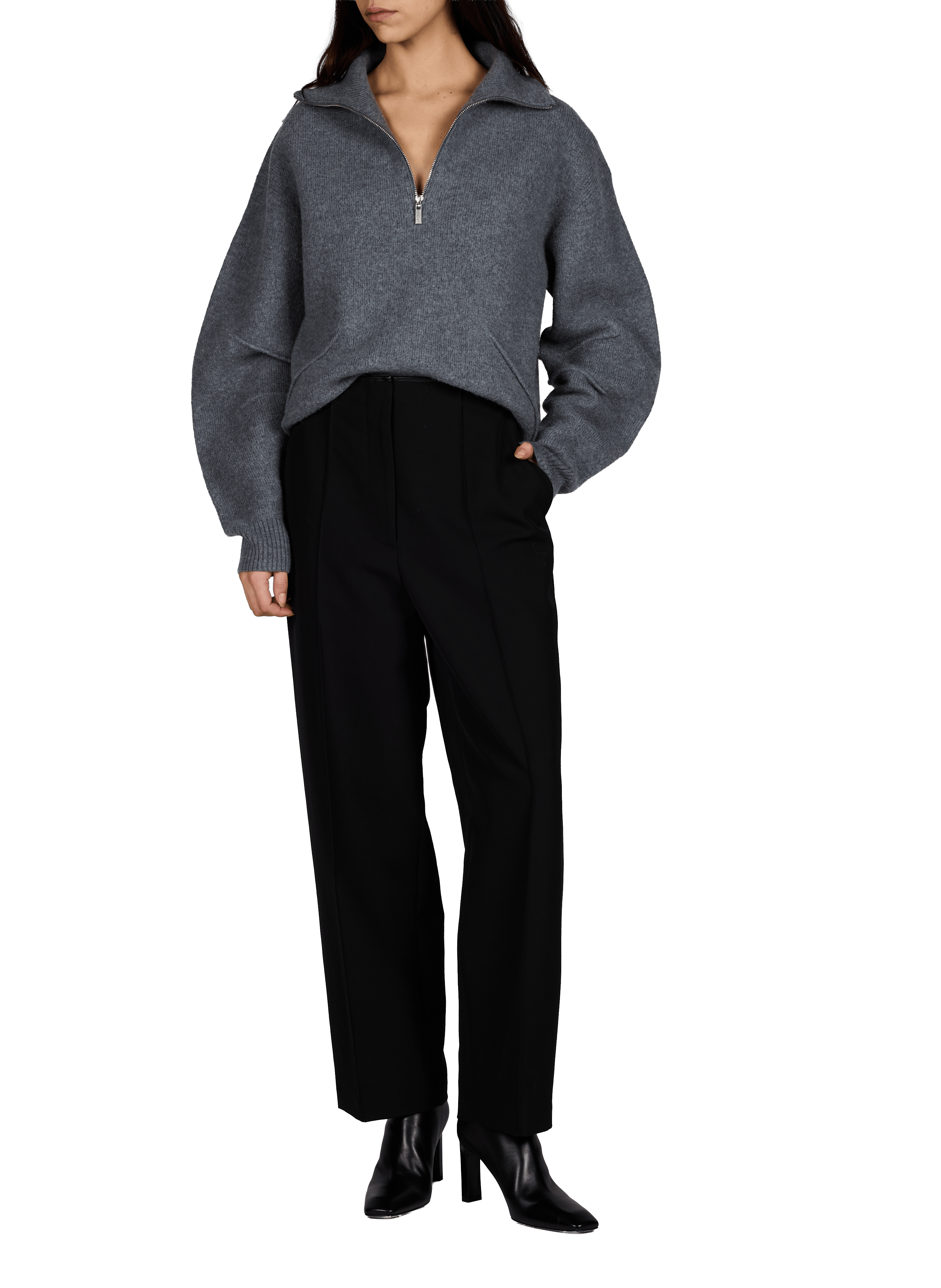 Wool sweatshirt HELMUT LANG Grey