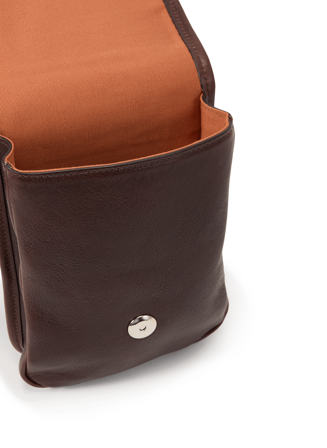 Sac à main porté croisé en cuir IL BISONTE Marron