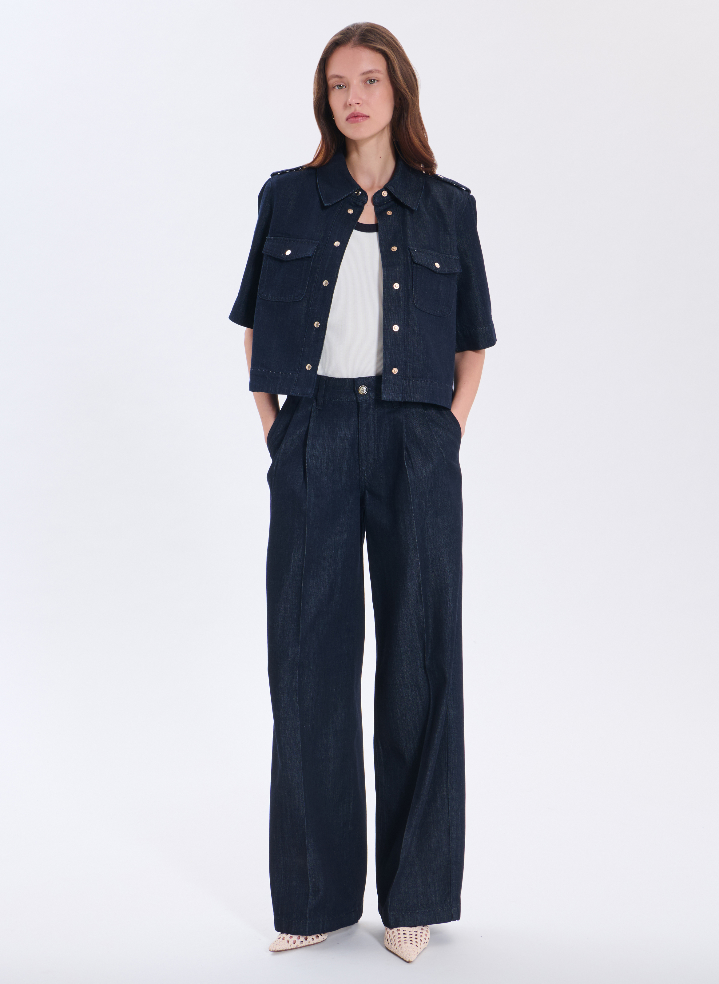 Chemise  celeste ZAPA Bleu