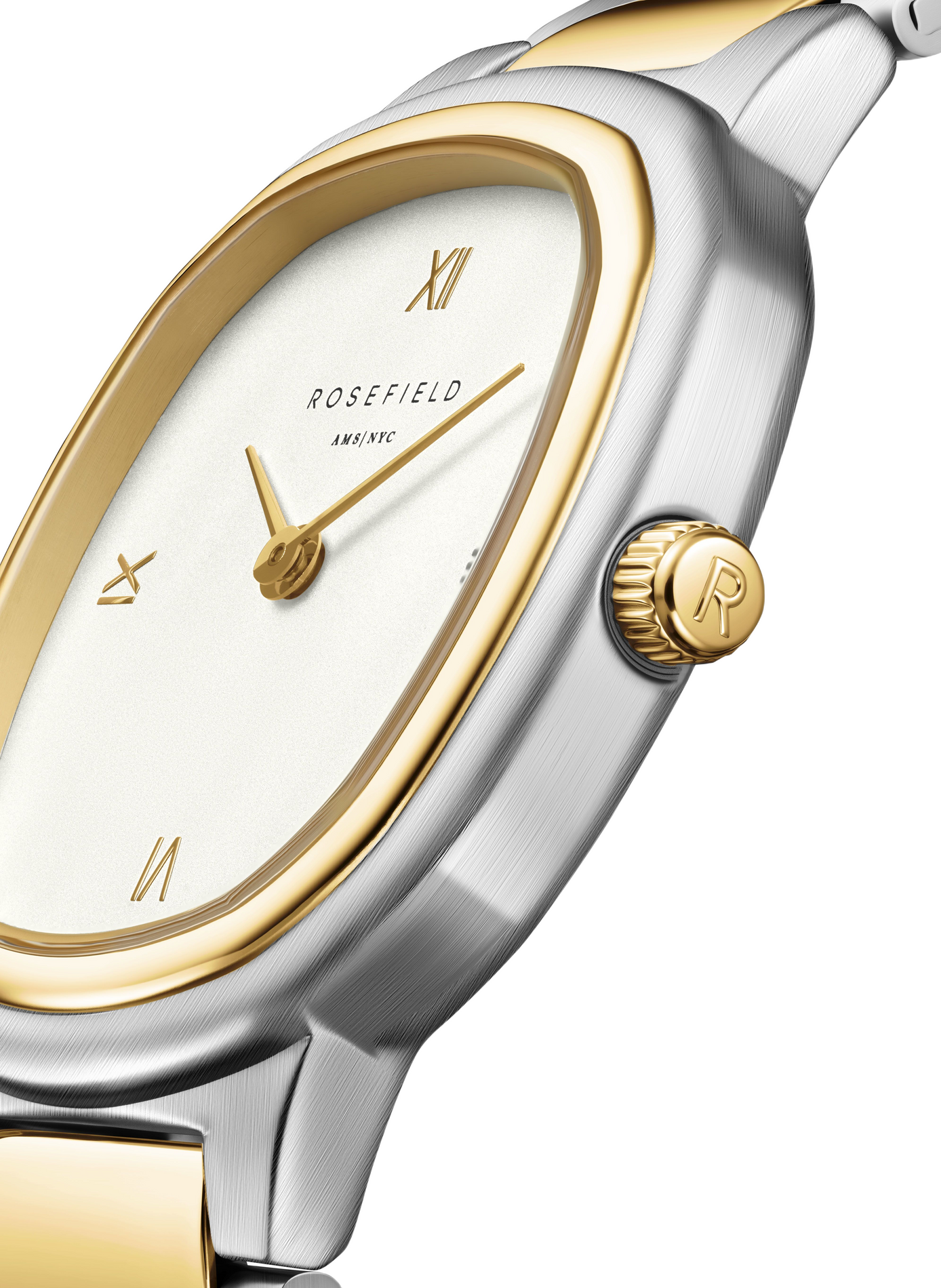 Montre analogique Gaia en acier inoxydable ROSEFIELD Beige