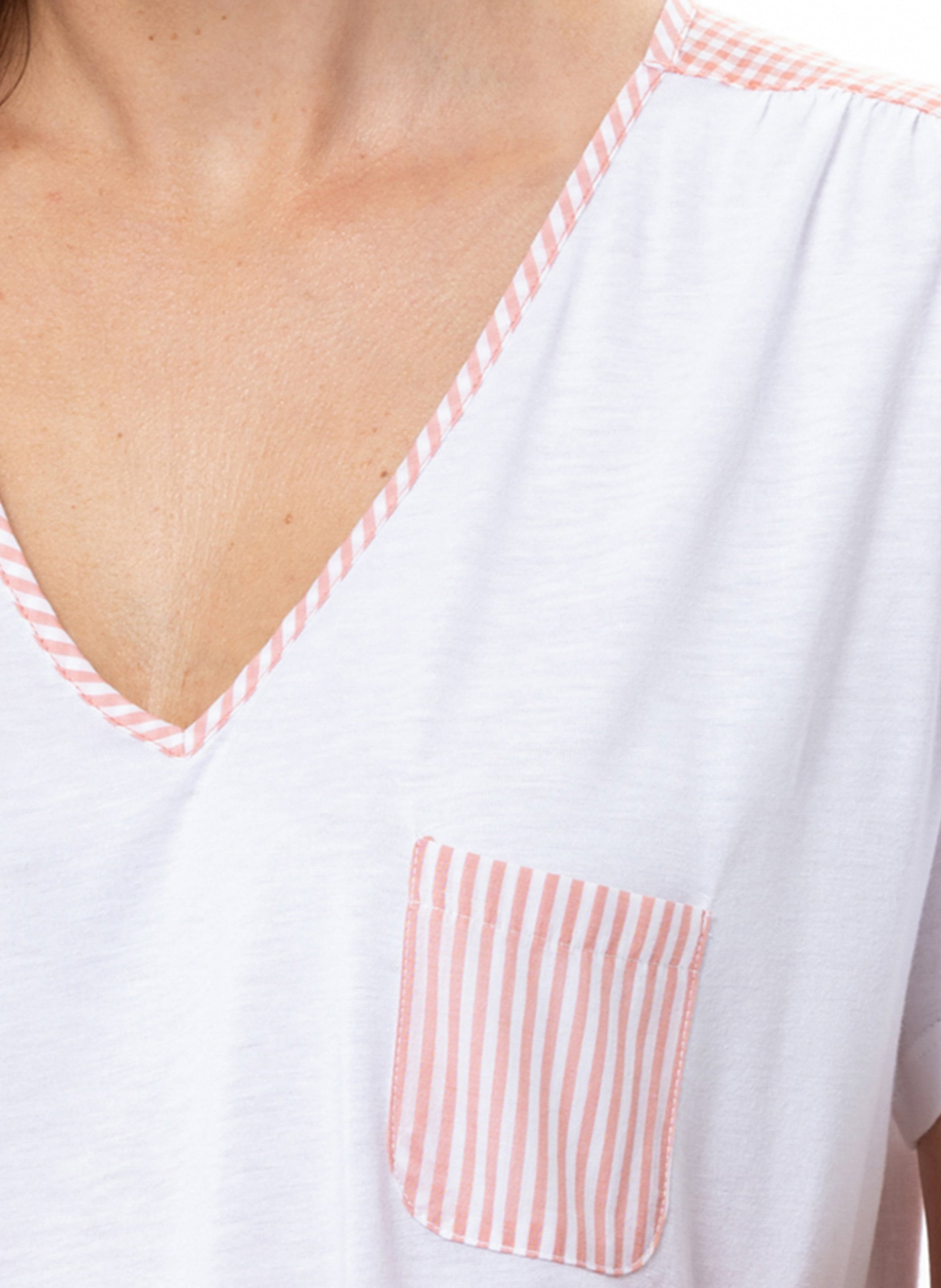 Chemise de nuit en coton modal patio 201 LE CHAT Multicolore