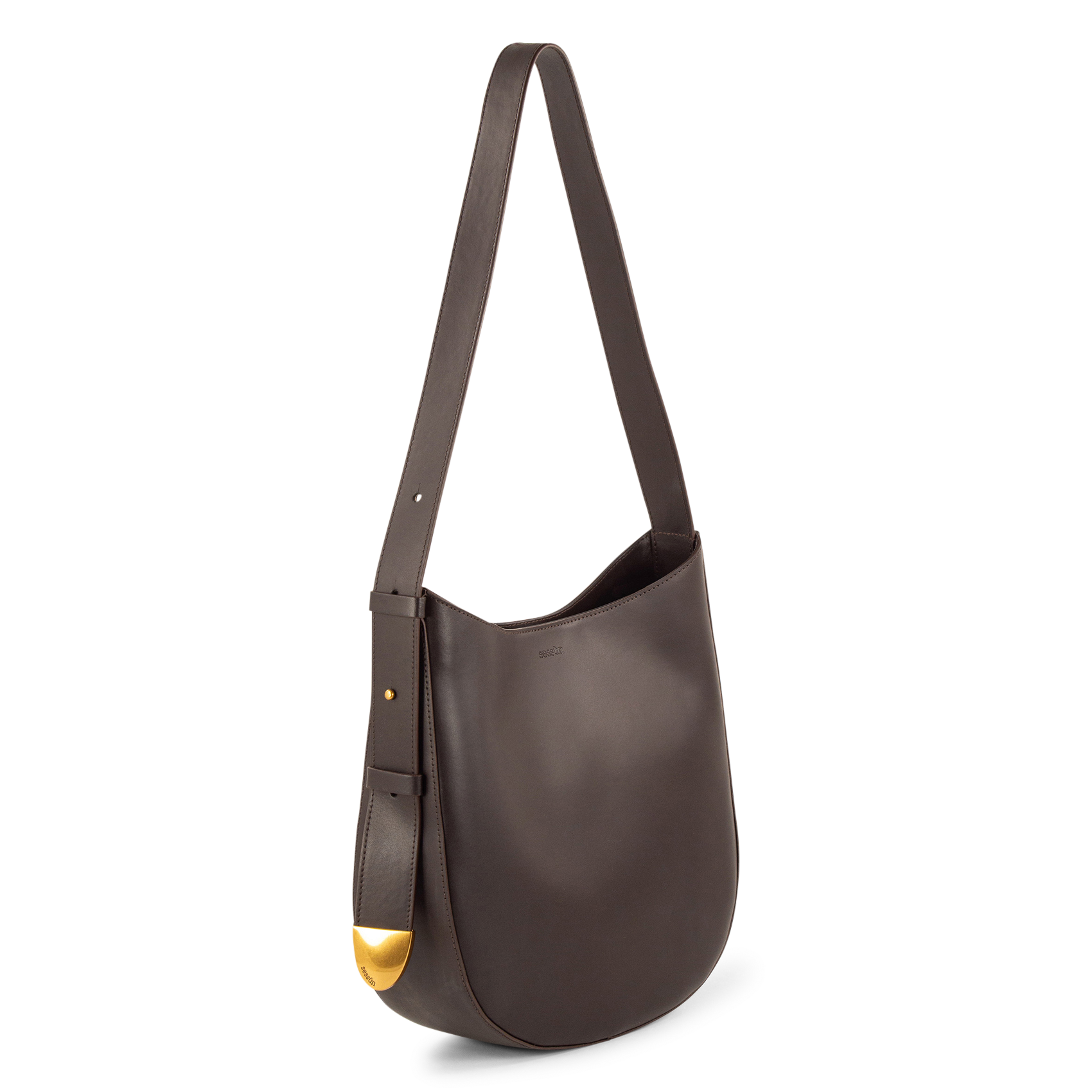 Sac hobo ene cuir grande amo SESSUN Marron