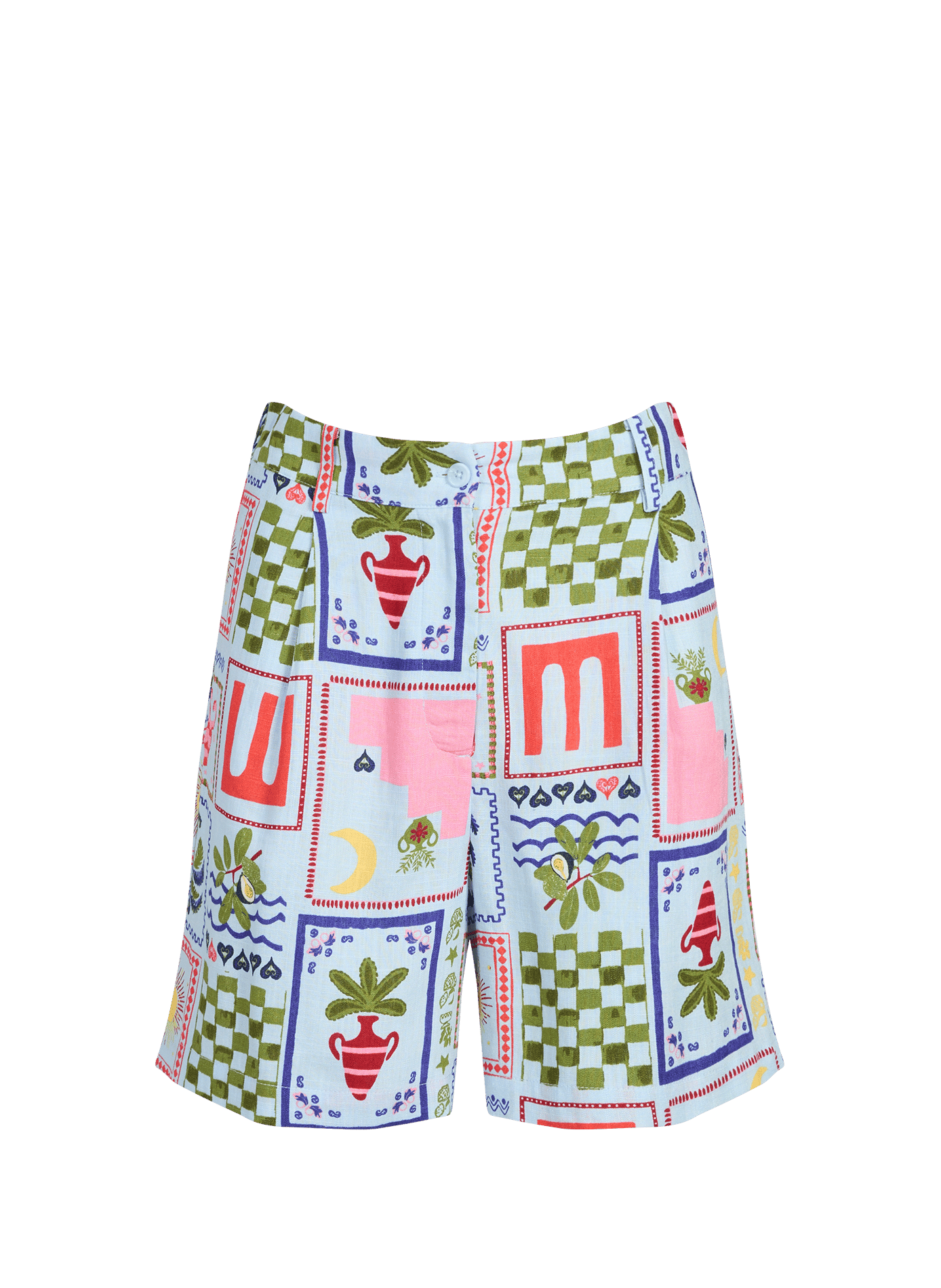 Short ample imprimé Edie OBJECT Bleu