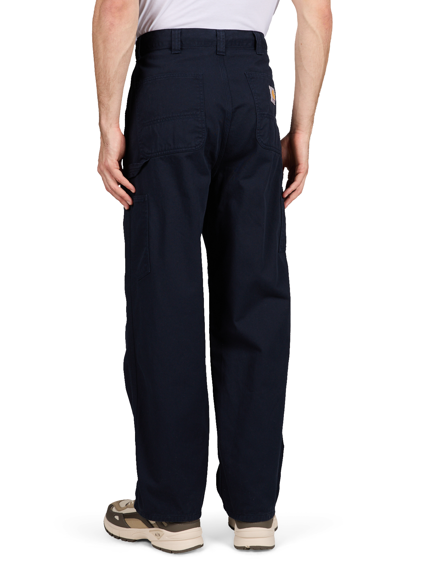 Pantalon ample en coton CARHARTT WIP Bleu