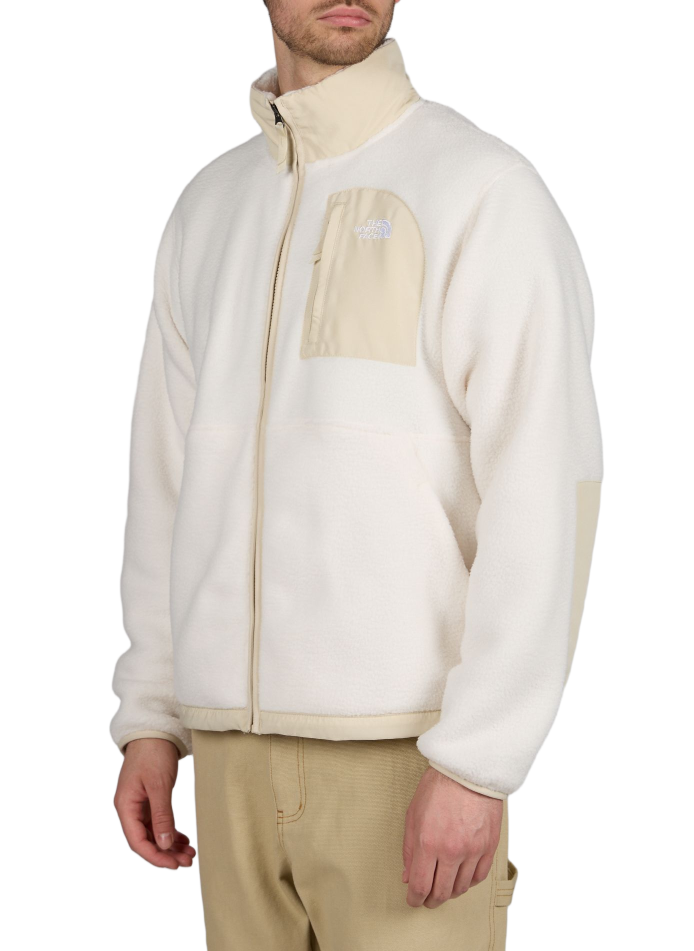 Sweat molletoné zip à col montant THE NORTH FACE Beige